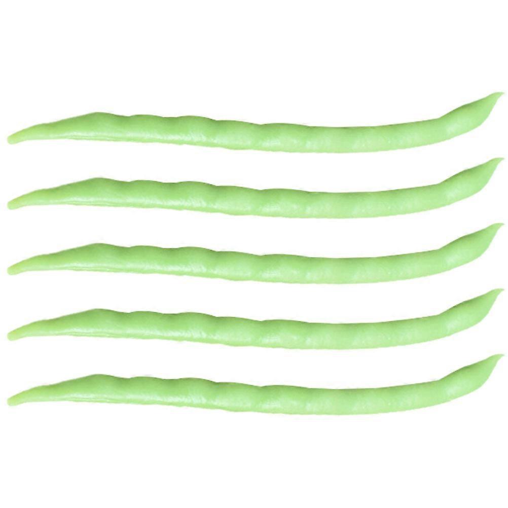 Green PVC Bean Models for Restaurant Display 10Pcs