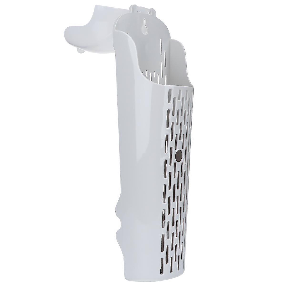 Kitchen Chopsticks Holder Rectangular Shape Grey PP Material 1Set