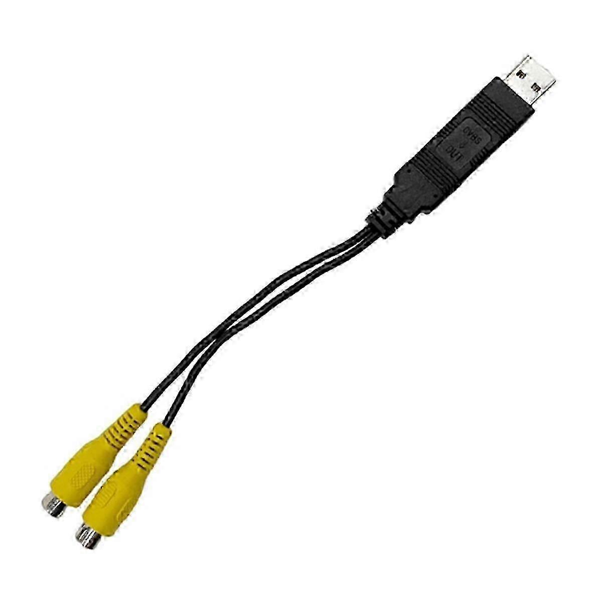 Car Car Video OutPut Box USB Port to CVBS Adapter Portable Video Output Cable 2 CVBS Output for And 26s