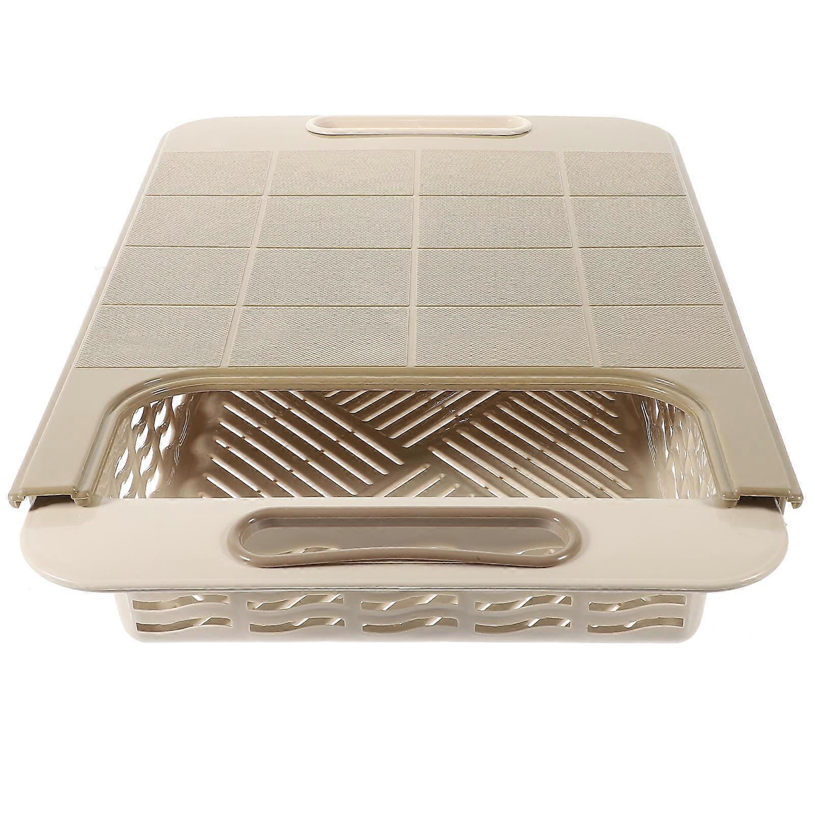 Compact Draining Board Multifunction Chopping Block Kitchen Utensil 42.00X24.50X7.00CM PP Cutting 1Set