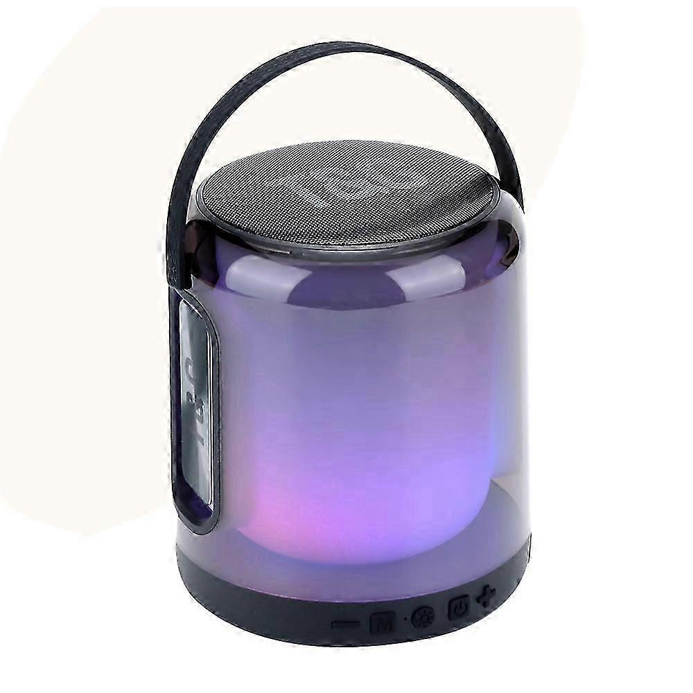 T&G TG376 360 Degree Full Screen LED Light RGB Multicolor Wireless Bluetooth Speaker Subwoofer