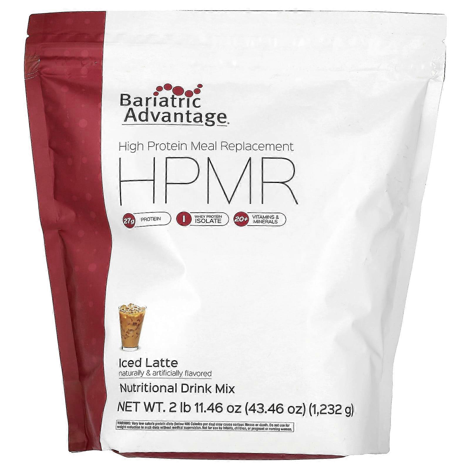 HPMR, High Protein Meal Replacement, Iced Latte, 2 lb 11.46 oz (1,232 g)