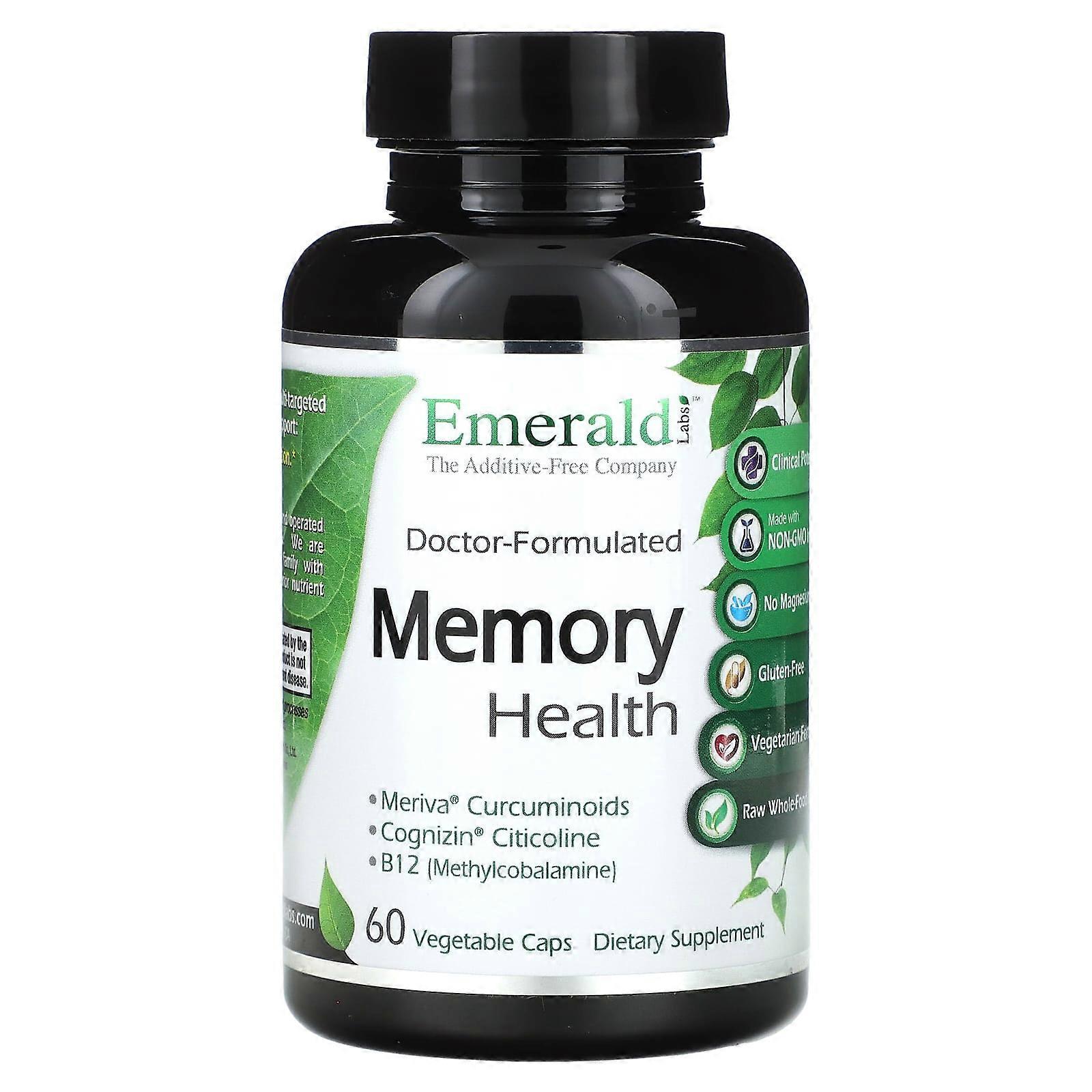 Memory Health, 60 Vegetable Caps