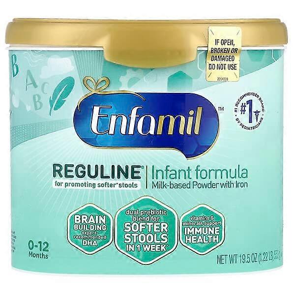 Enfamil, RegulineÃÂÃÂÃÂÃÂ® Infant Formula, Milk-Based Powder With Iron, 0-12 Months, 19.5 oz (553 g)