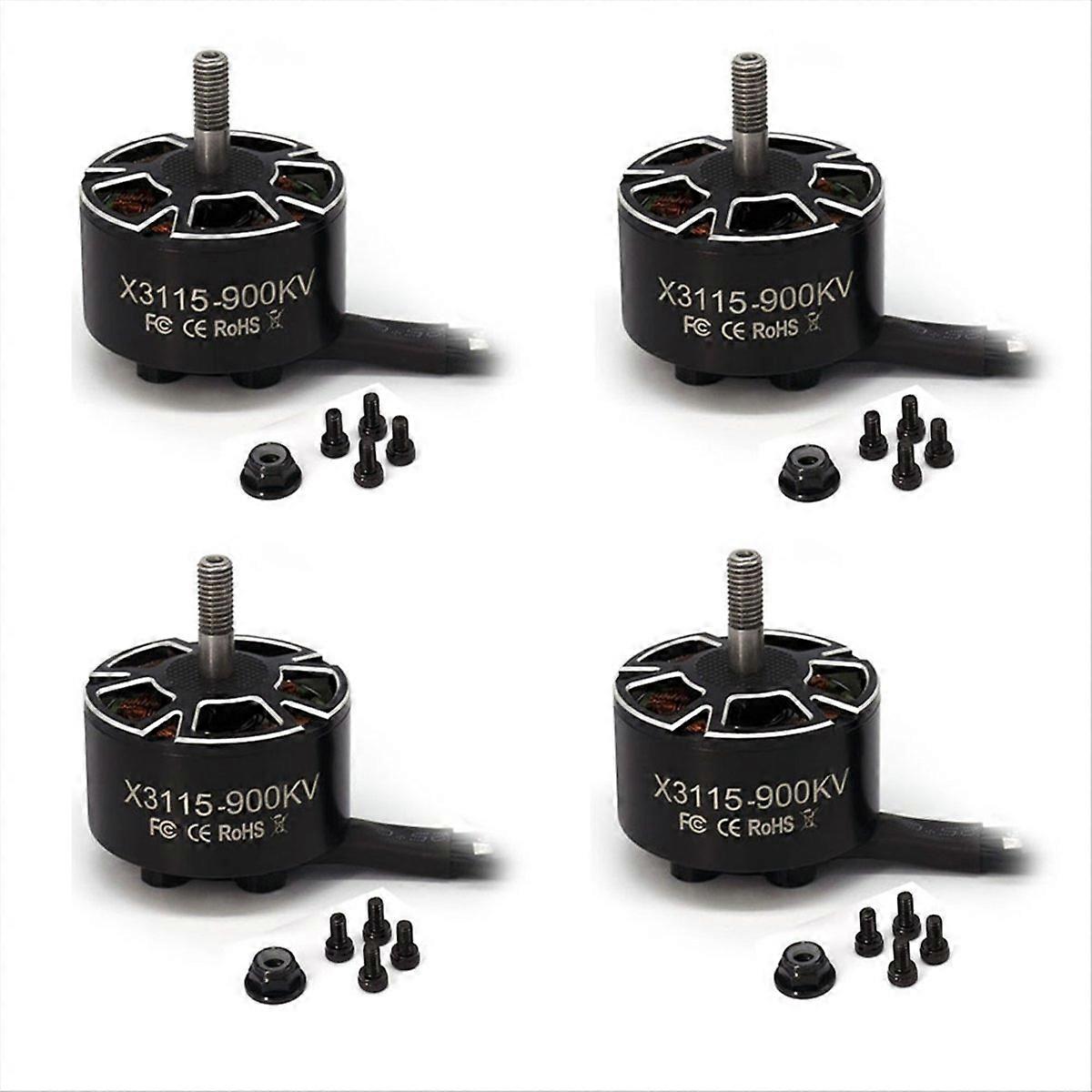 4Pc X3115 3115 900KV 3-6S Brushless Motor for FPV Cinelifter RC Drone