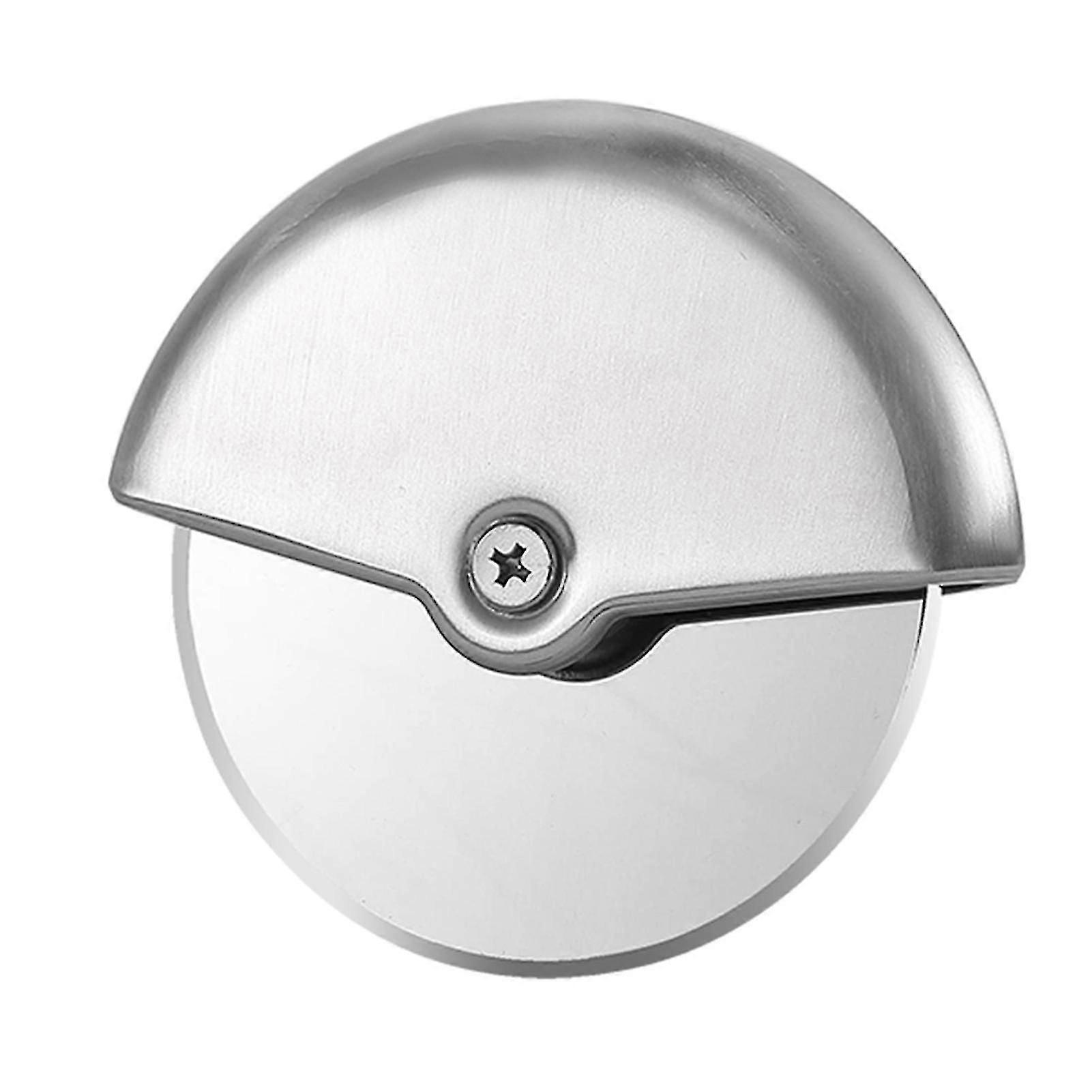 Pizza Cutter Wheel With Round Sheath Stainless Steel Pizza Bread Slicer Pie Crust Roller For Home