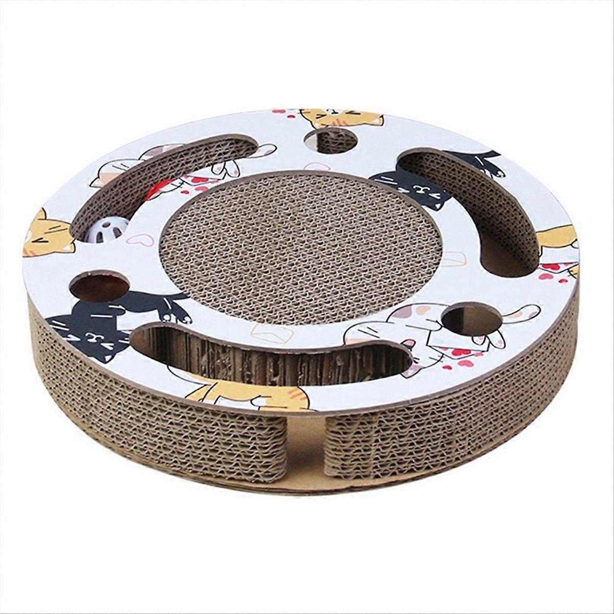 Cat Scratching Board Ball Multi-Function Cat Scratcher Funny Sharpen Nails Scraper Scratching Post
