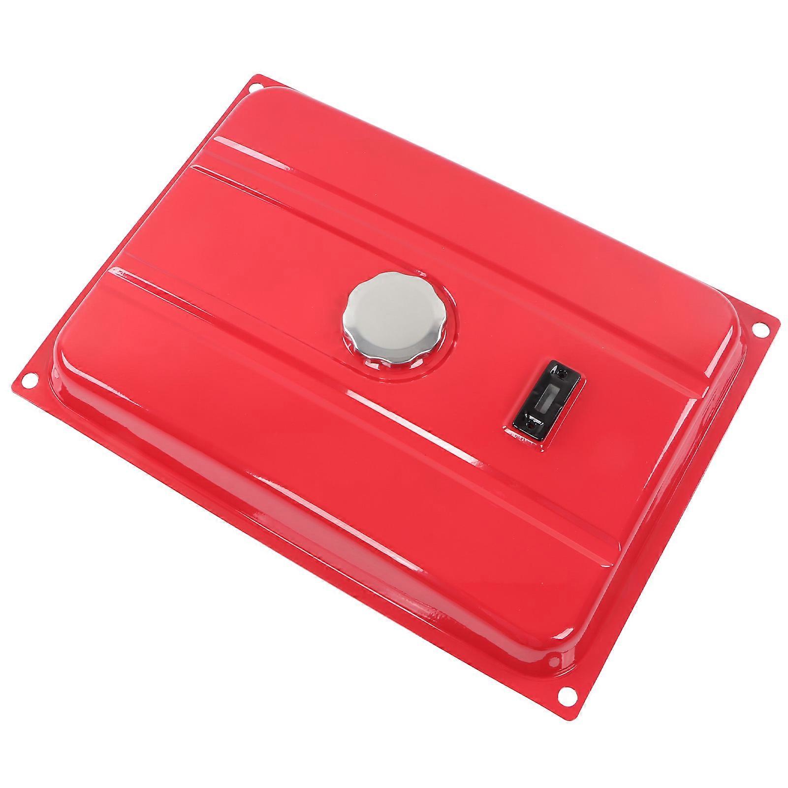 Generator Fuel Tank Rectangular Red Heavy Duty Generator Gas Can Oil Box 5.8 Gallon 