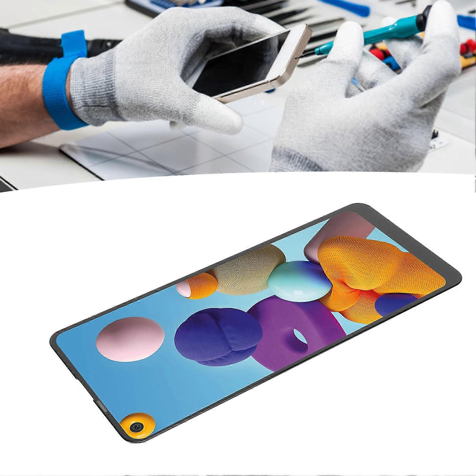 6.5in LCD Screen with Repair Tools Smartphone Display Screen Replacement for Samsung Galaxy A21S 