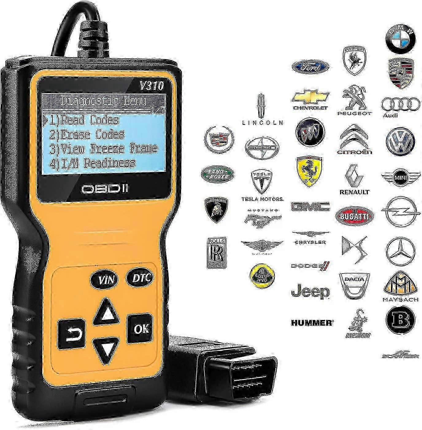 Auto Diagnostic Scanner Tools Auto Reader Billeser Lese og slette Feilkoder Motoren Oppdage