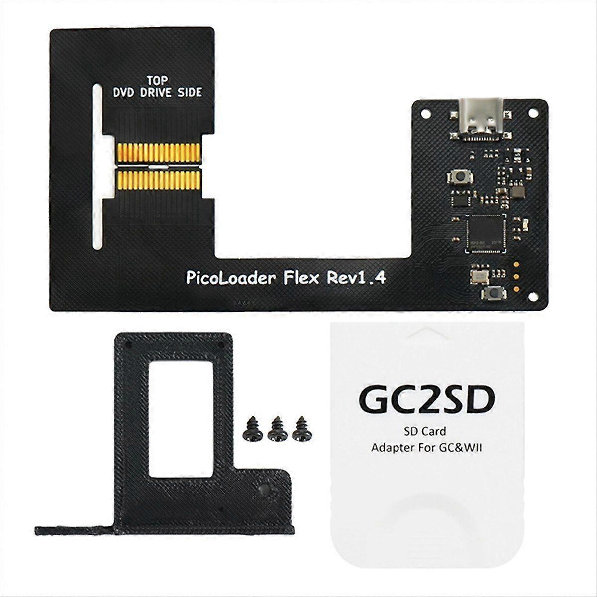 Picoloader Flex Rev1.4 with GC2SD Based on the RP2040 Chip for SD2SP2 GC2SD SDGecko for Retro GameC