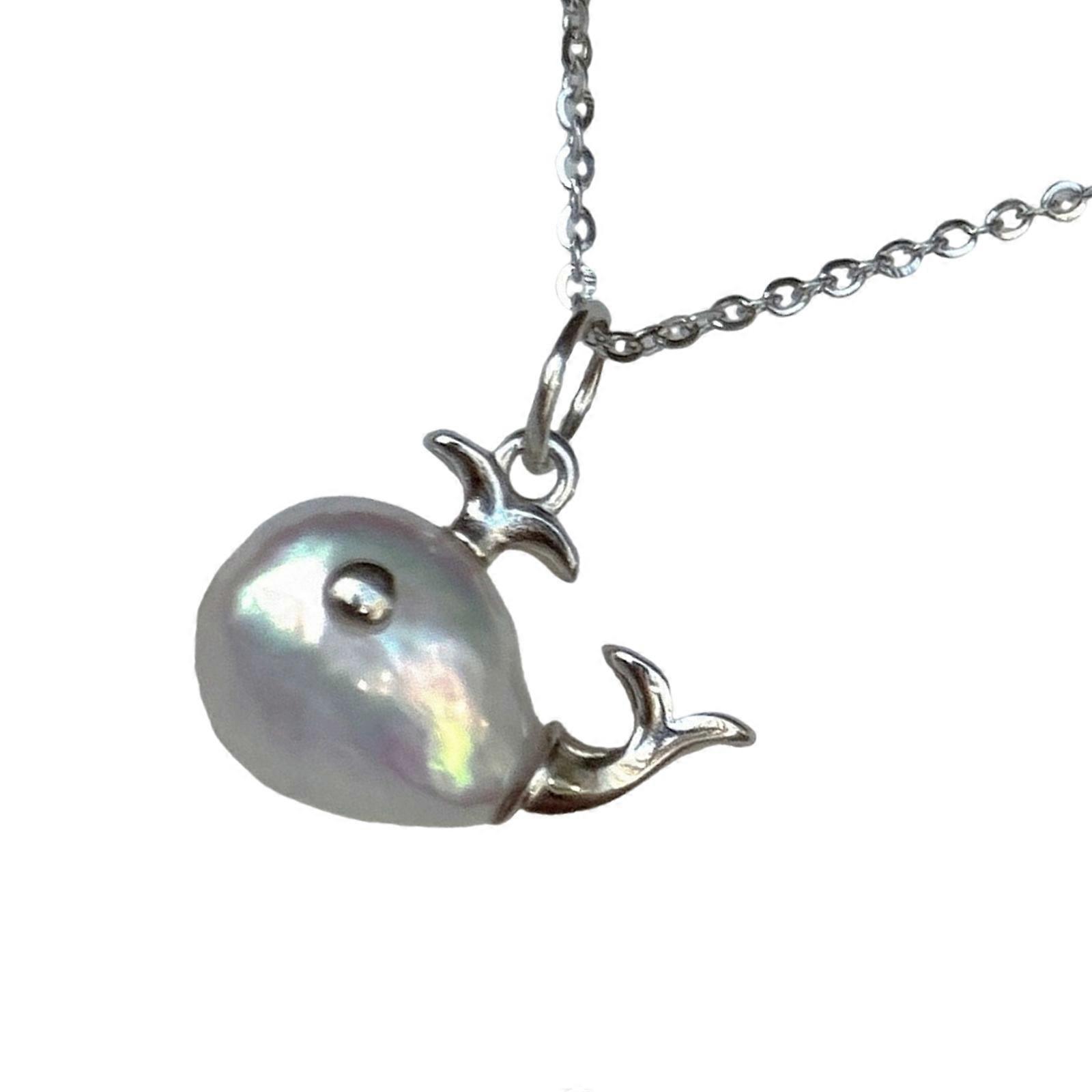 Modern Oceanic Alloy Necklace With Adjustable Length for Comfortable Fit During Work Event or Social Gatherings  Silver