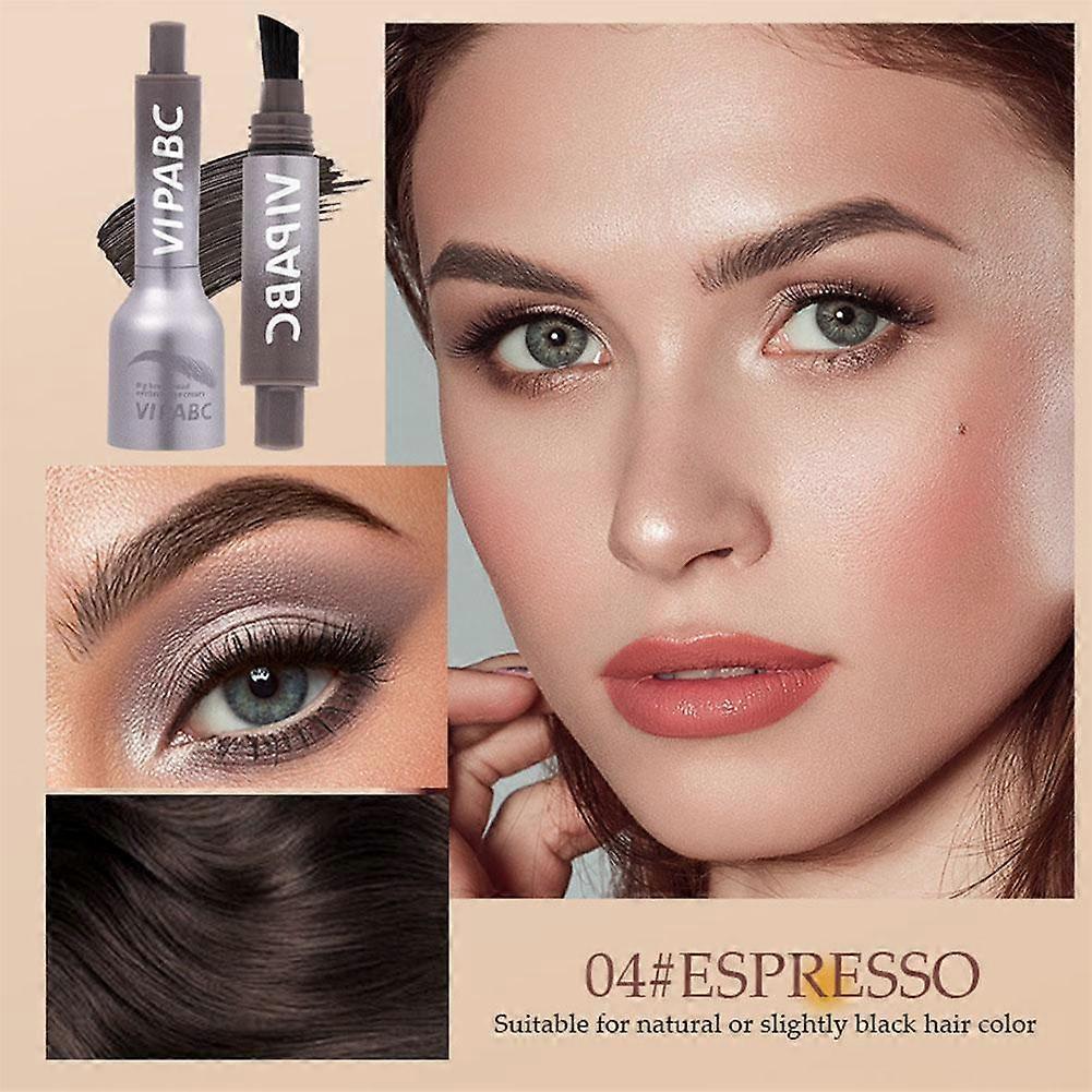 For VIPABC Big Brush Head Eyebrow Dye Cream Long Lasting Waterproof Natural Look Fine Tip Easy To Use Multiple Colors