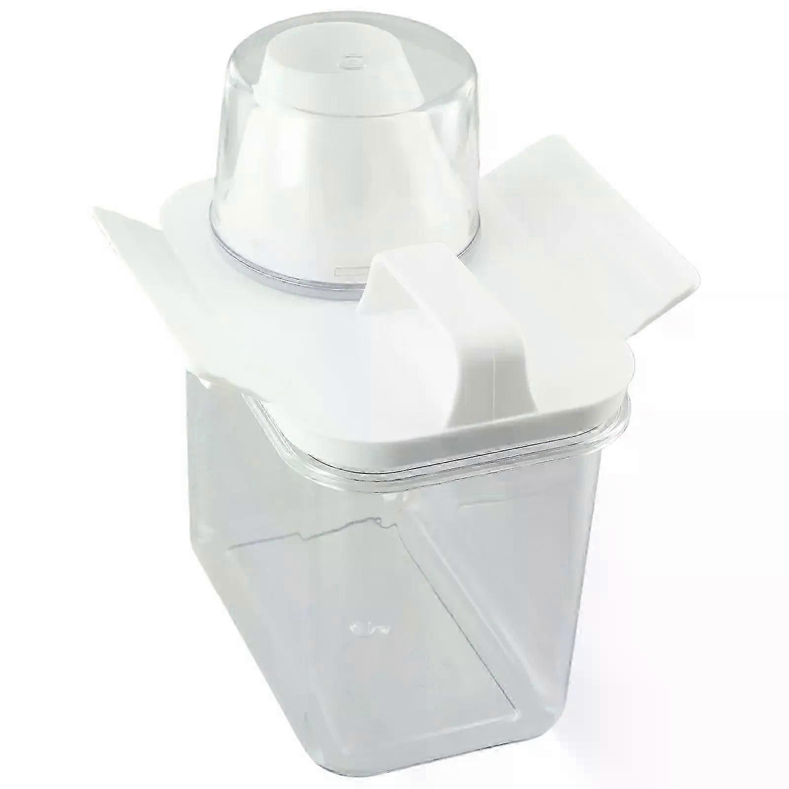 Airtight Laundry Detergent Dispenser Washing Powder Container With Measuring Cup For Powder Softener Bleach Storage Container hwySH