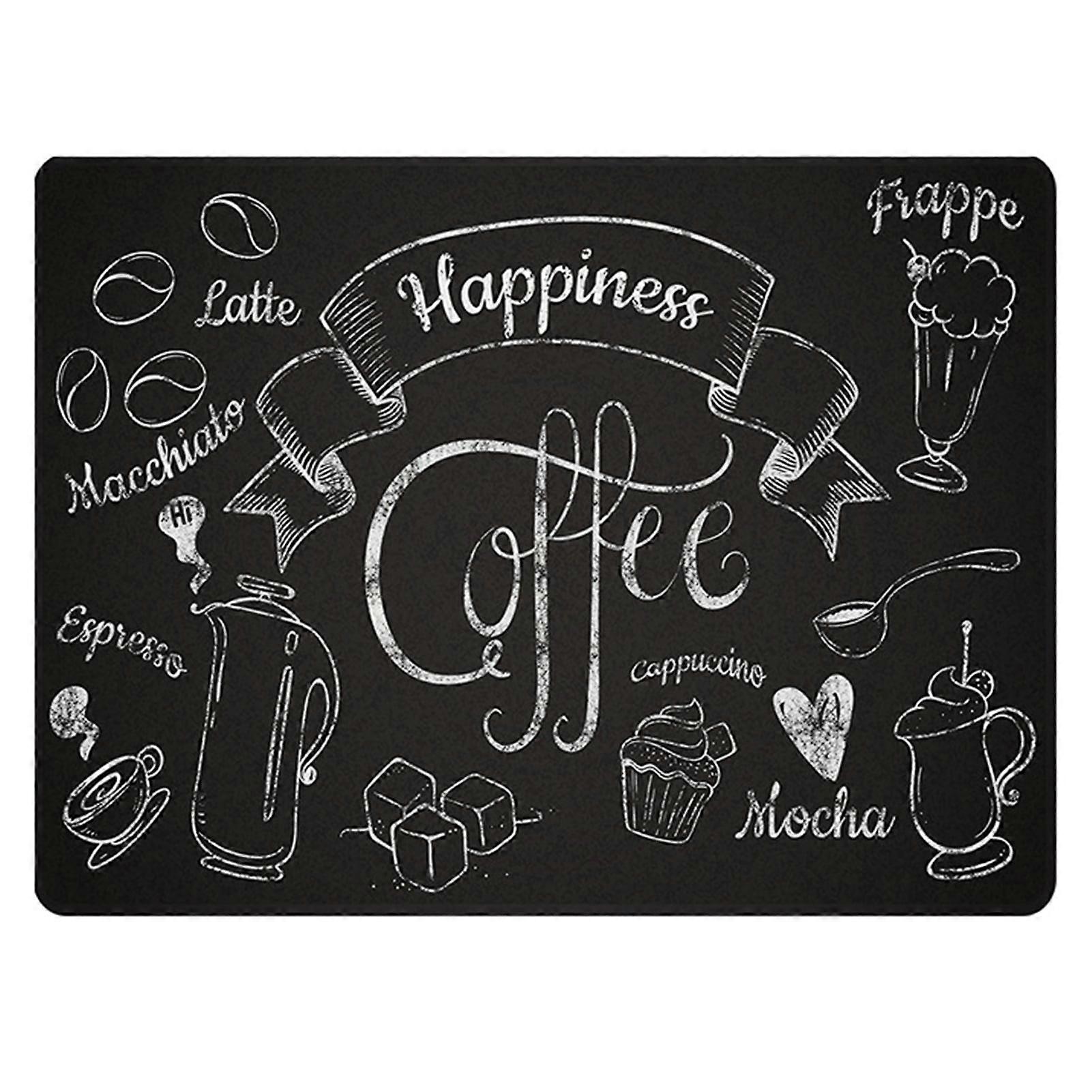 Pontos Coffee Maker Mat Absorbent Dish Drying Mat Long-lasting Multi-purpose Non-slip Table Mat for Home Kitchen Counter
