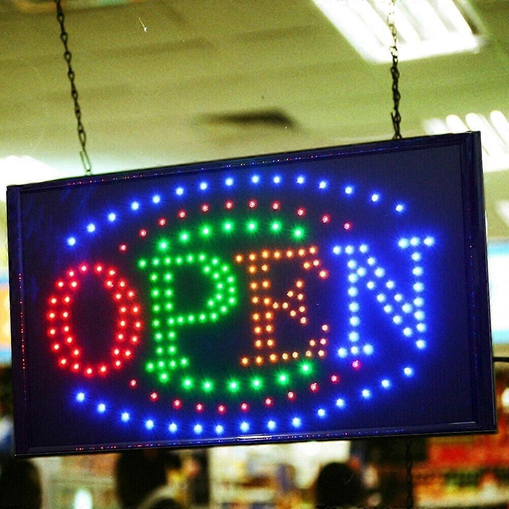 Ultra Bright LED Neon "OPEN" Sign Light Animated Motion Business with ON/OFF