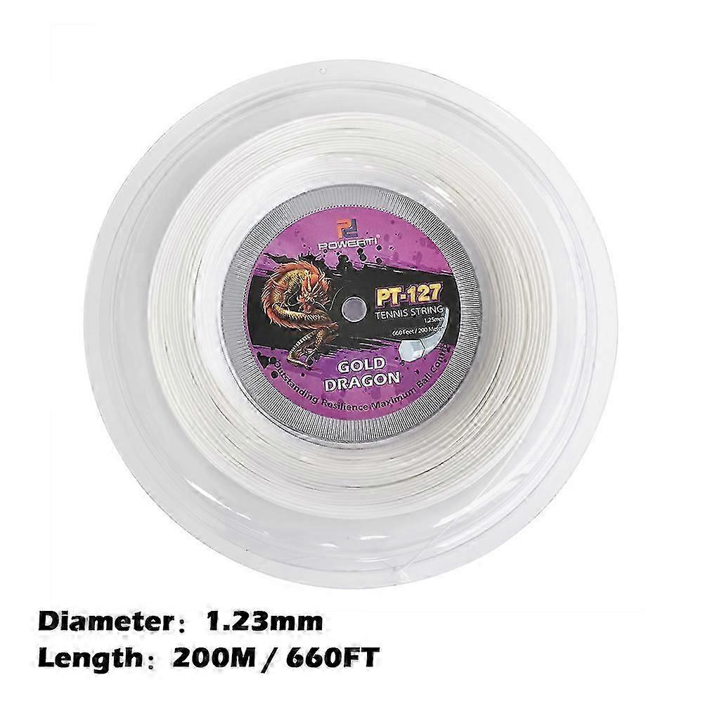 Powerful 1.23mm Tennis String 200M Coil Black Red Blue White