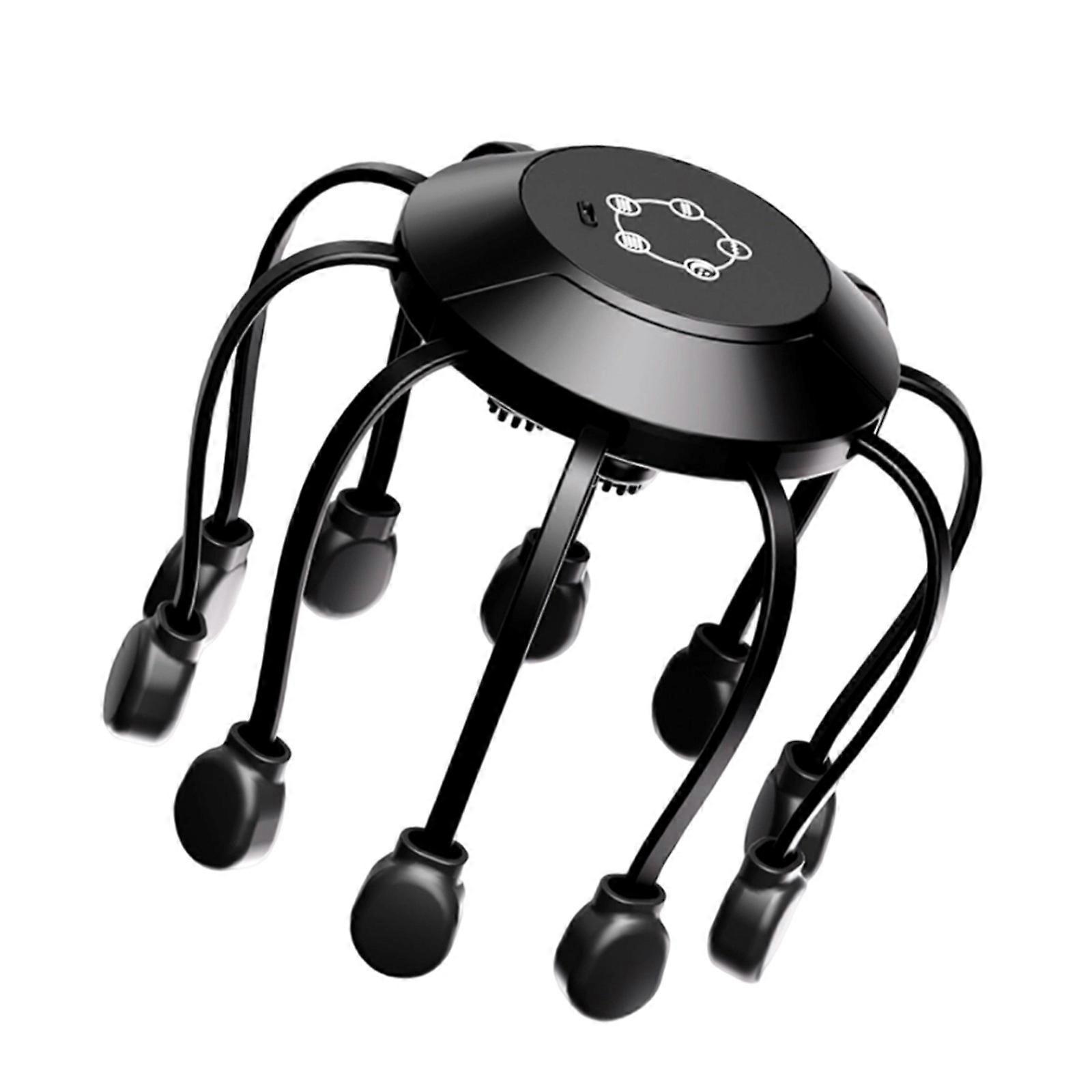 Auto Adjusting Head Massagers 360 Degree Pressure Relief Rechargeable Operation ABS Material Quiet Motor For Office Home Use Multicolor