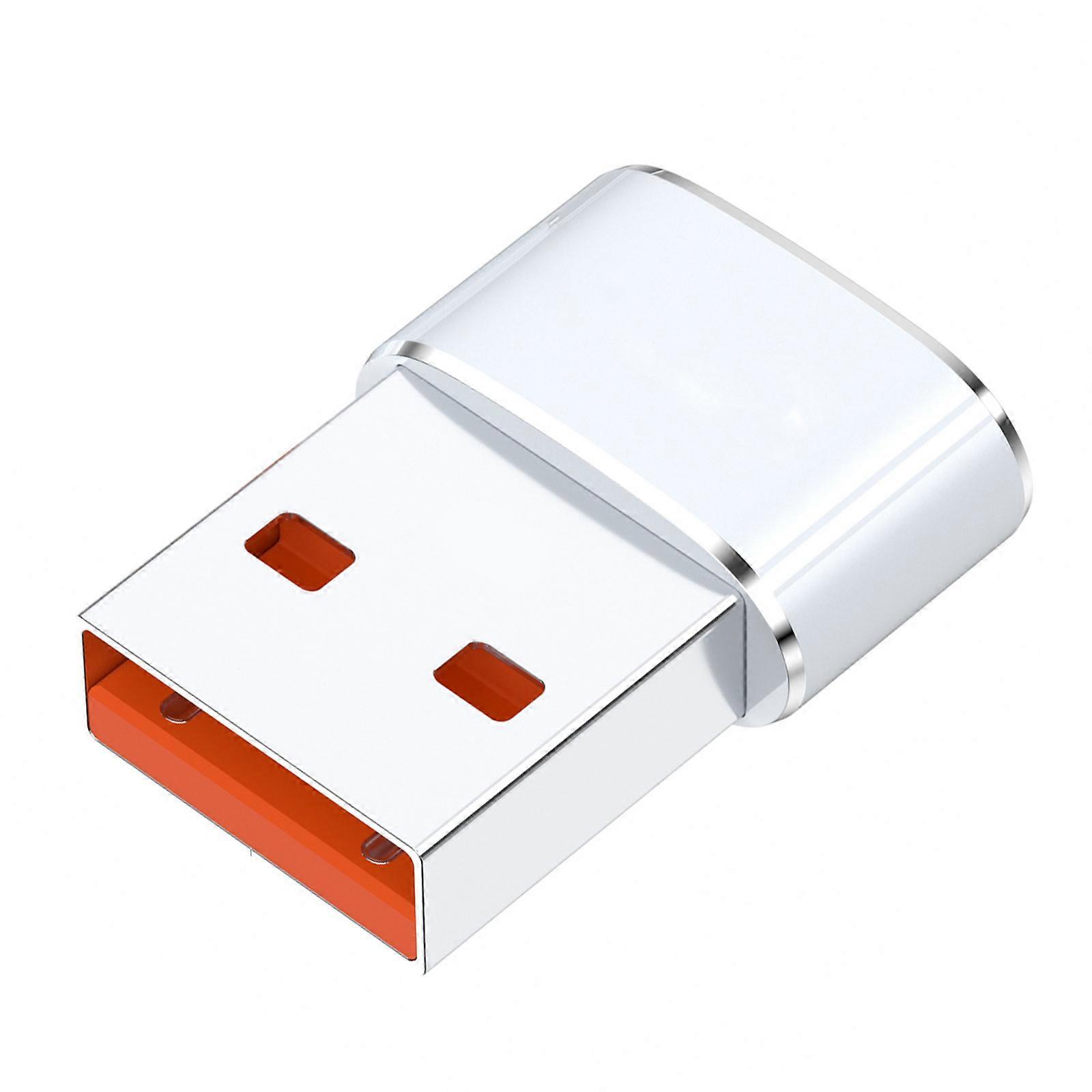 Highly speed USB C OTG Adapter Universal Device Compatibility Compactly Aluminum Body For Instantly Data Transmission  White