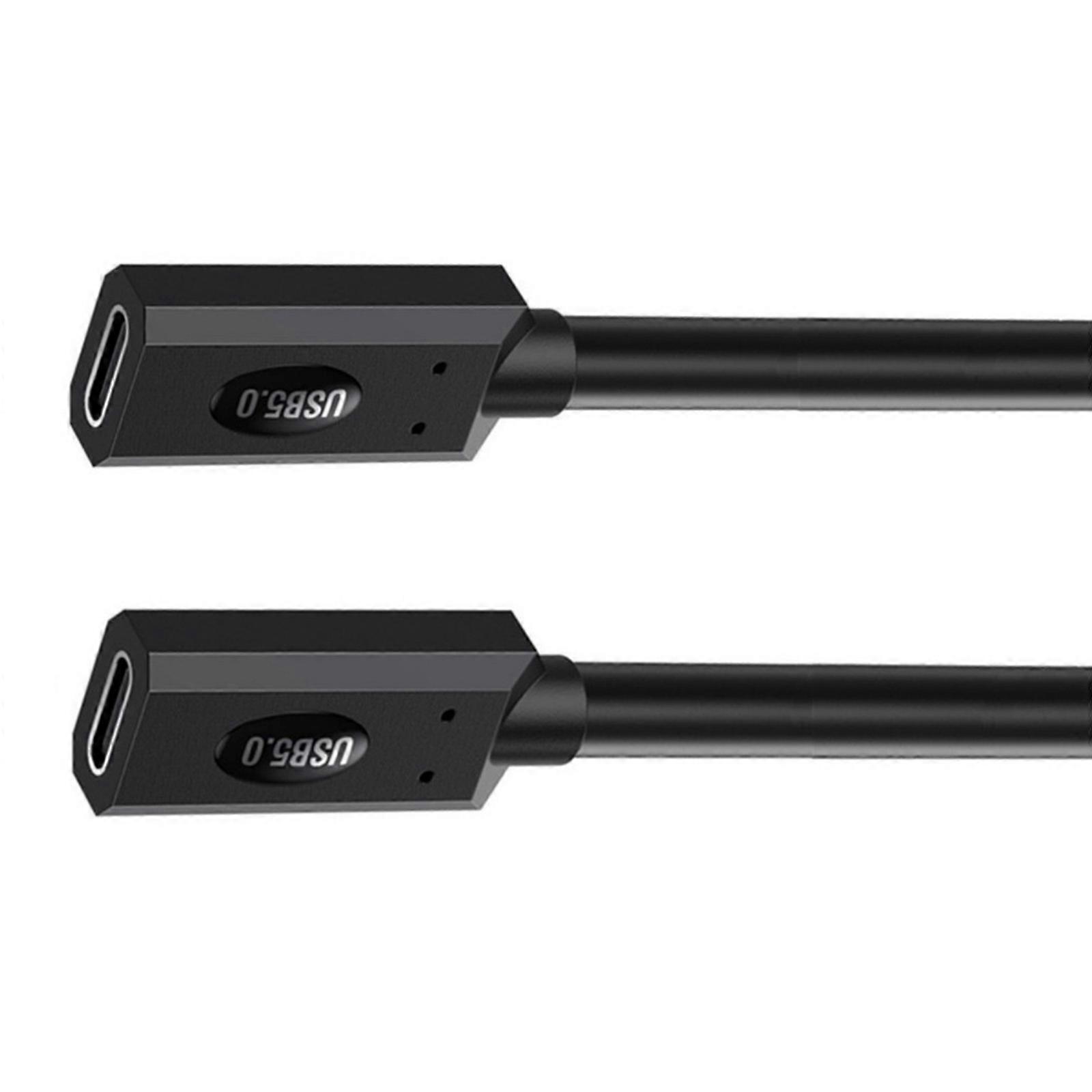 USB5.0 Cable 80Gbps Data Transfer 240W Charging 16K Display Support USB C to USB C Monitor Connection for Laptops Multicolor