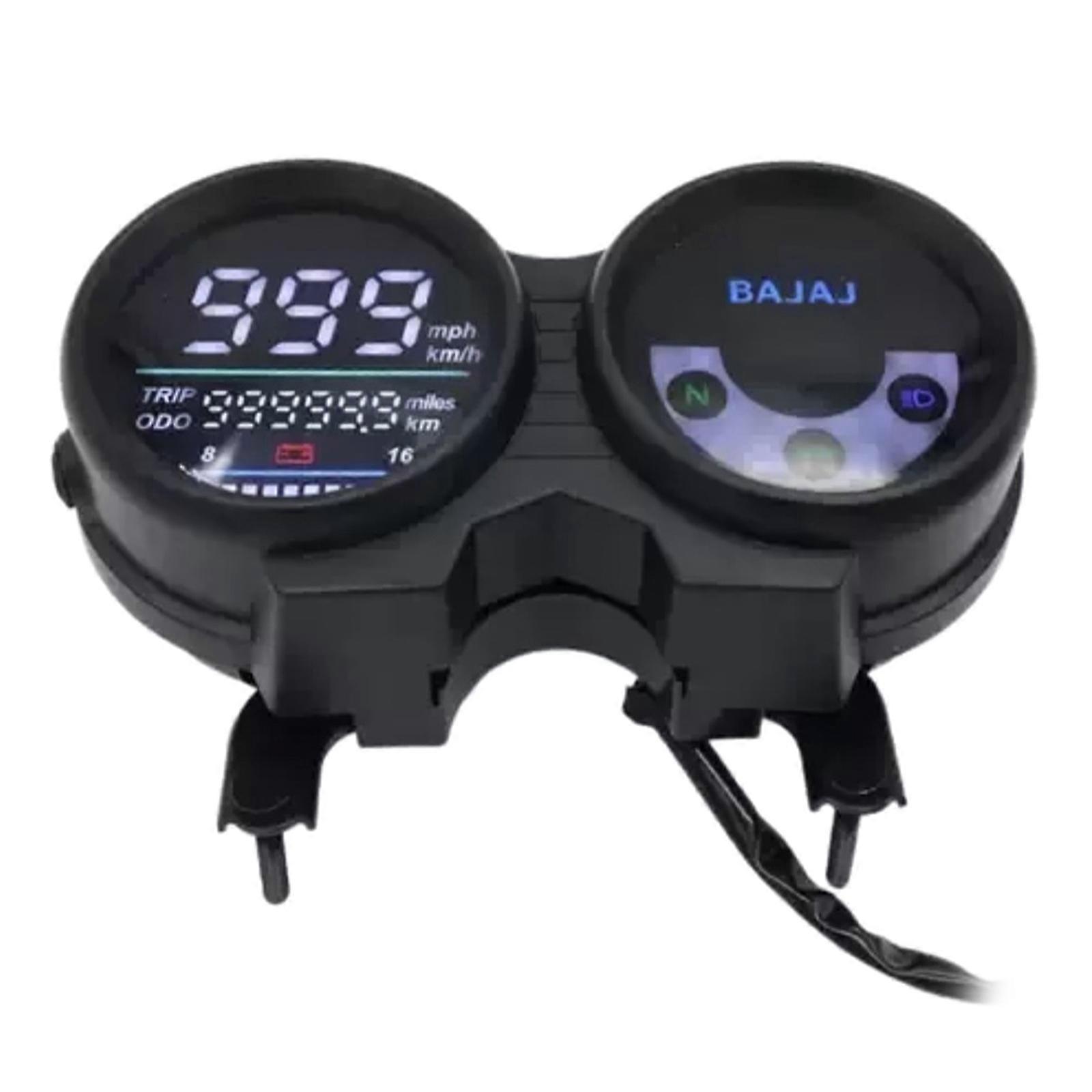 Waterproof 12V Speedometer Odometer Meter Suitable for Bajaj CT100 Motorcycle Featuring Easy Installation Modern Design Multicolor