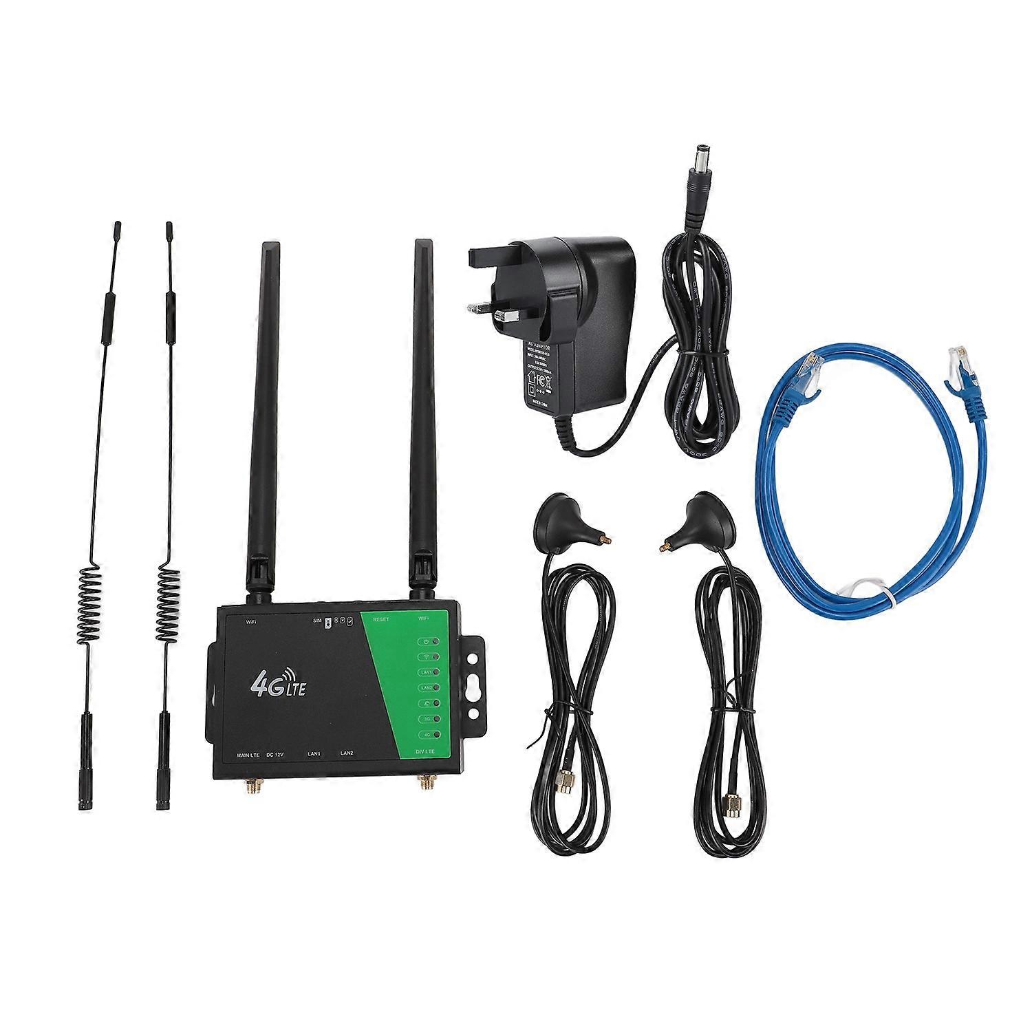 Unlocked 4G LTE Wireless WiFi Router with SIM Card Slot and Antenna 300Mbps 32 Devices Support WiFi 