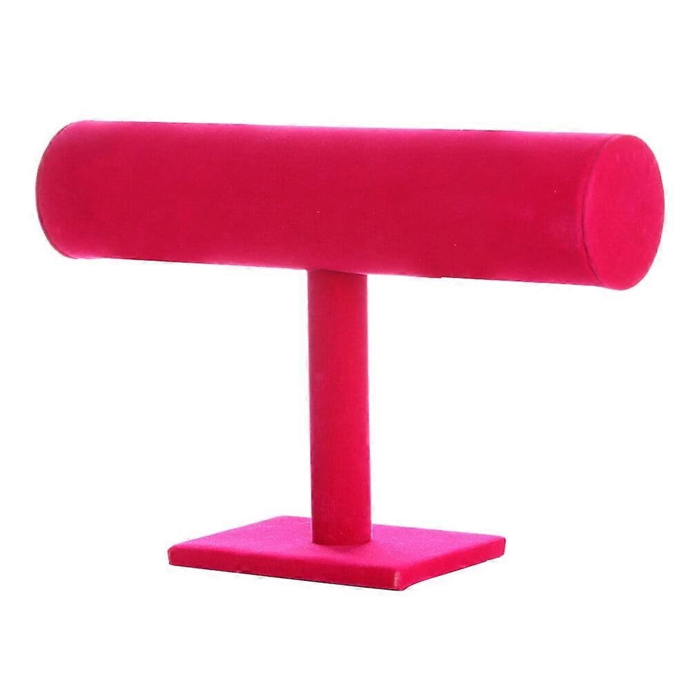 Bracelet Holder Detchable Three Tier Rack Simple Bracelet Stand for Jewelry Organization and Display(Rosy)