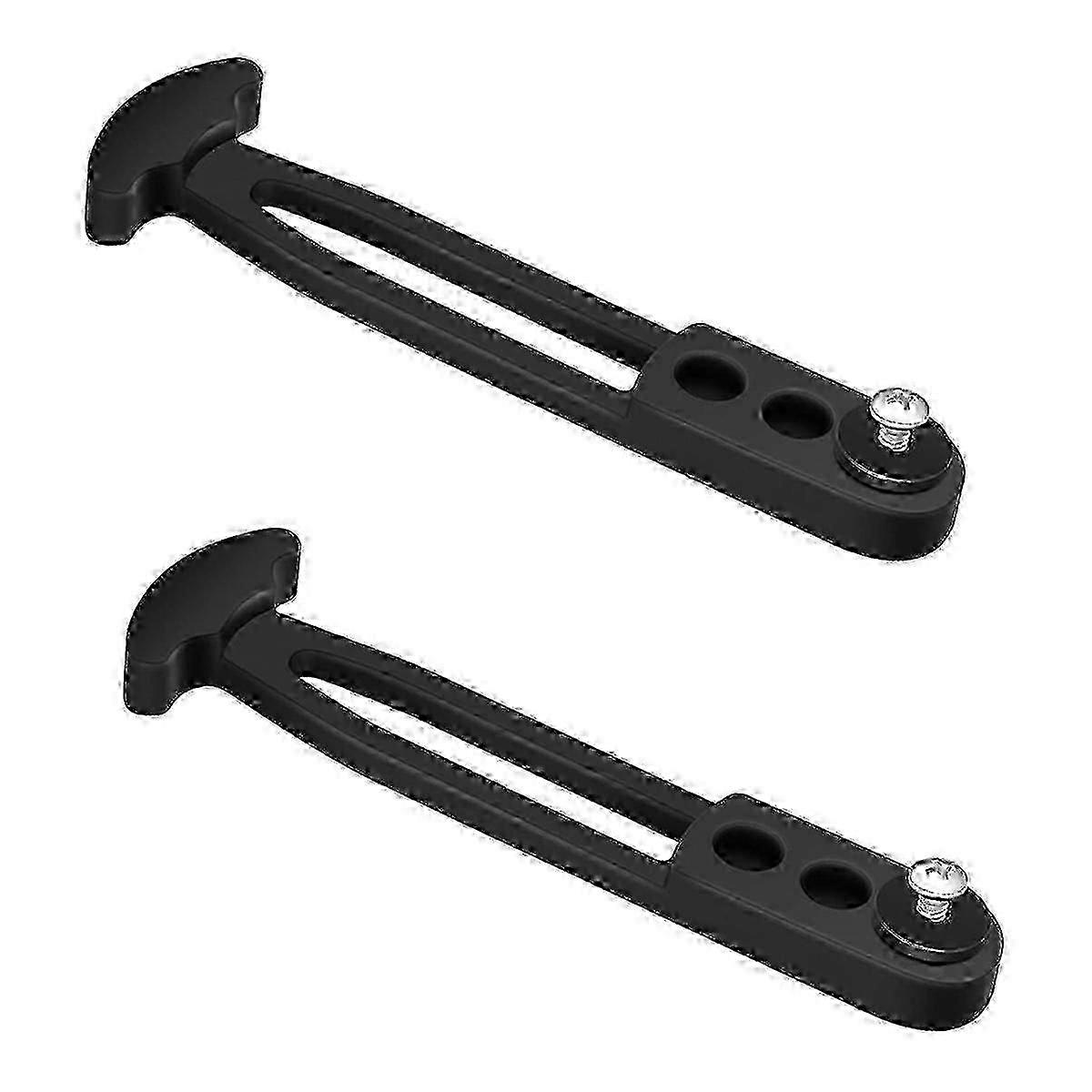 2 Pack Boat Telescoping Ladder Rubber Strap Boarding Fixed Lock Belt Adjustable 3-Hole for Pontoon