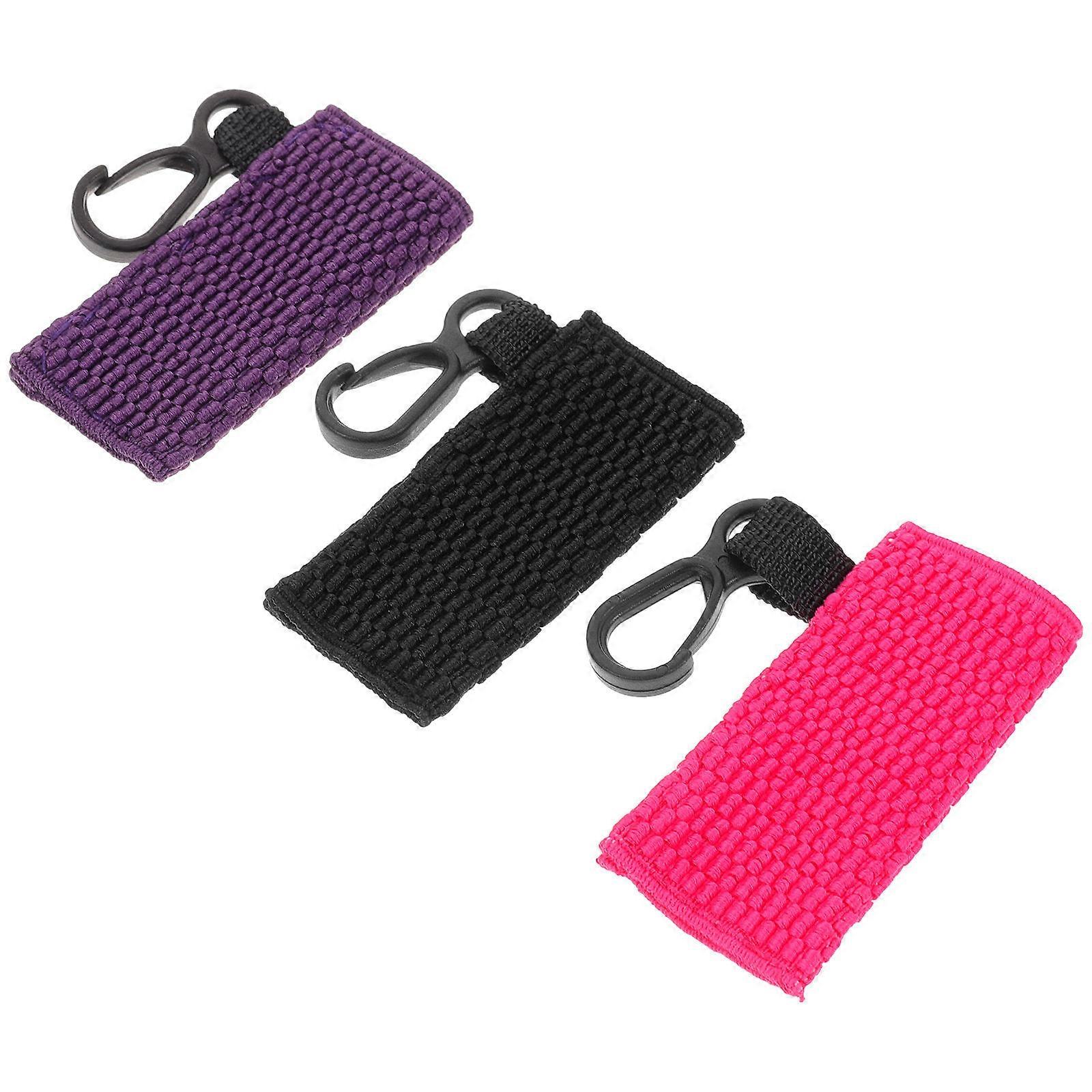 Lipstick Holder Keychain 3Pcs Rectangular Size Great For Women Daily Use And Travel