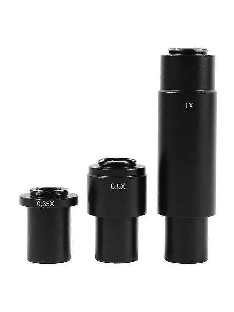1x C-mount Monocular Lens Adapter 1x Adapter Tube For Ccd Video Microscope Camera 180x 300x Zoom Lens FT