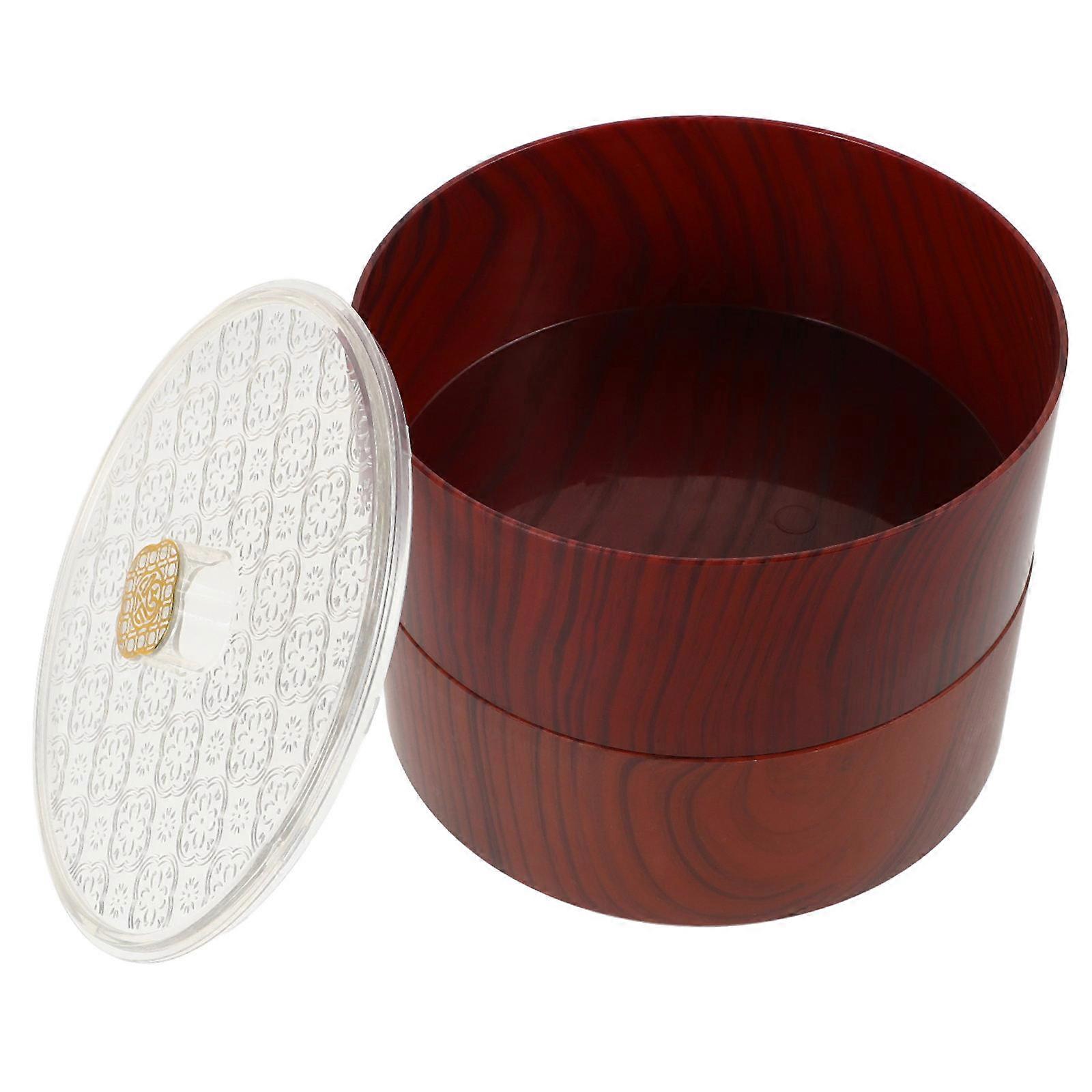 Snack Box Container Multi-Layered Design Organizing Snacks Tea Bag Holder for Kitchen ABS Material Dual-Layer Storage 1Pcs