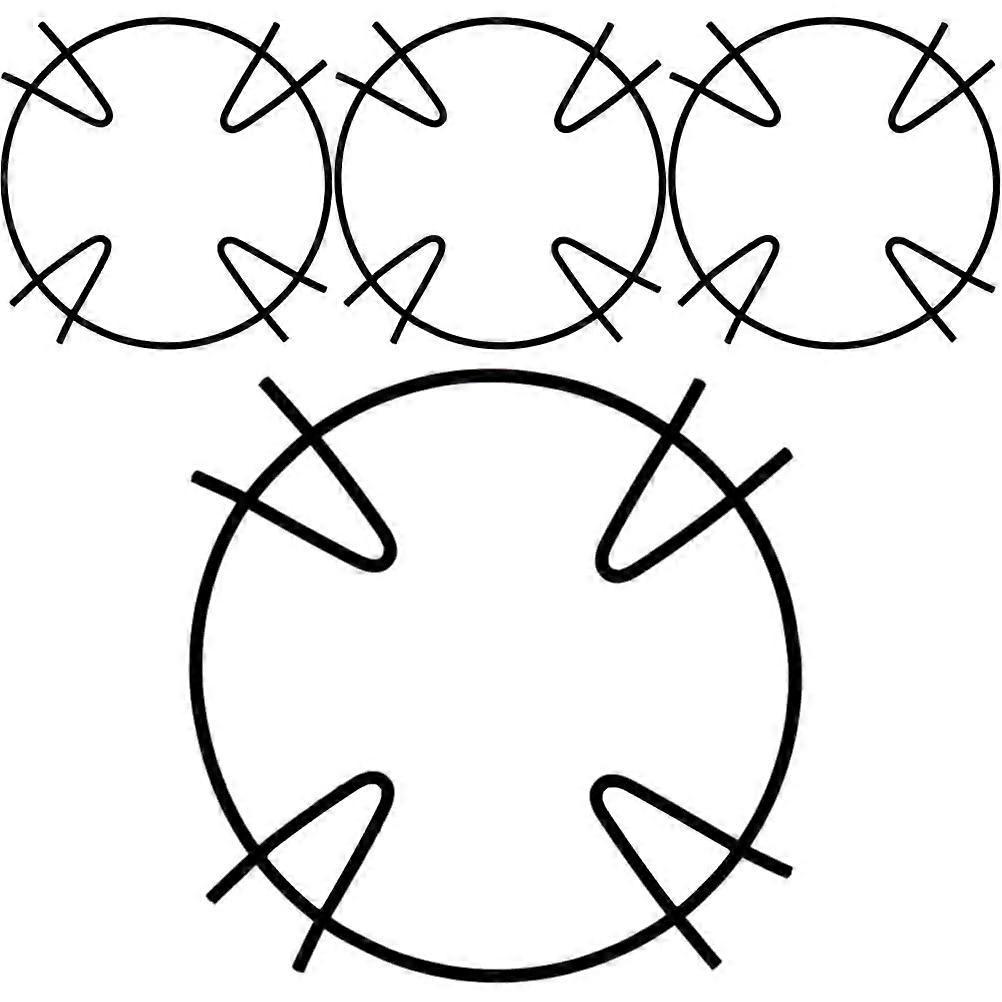 Gas Stove Grates Replacement Pot Rack Accessories Multifunction Kitchen Tool Heater Iron 4 Pcs