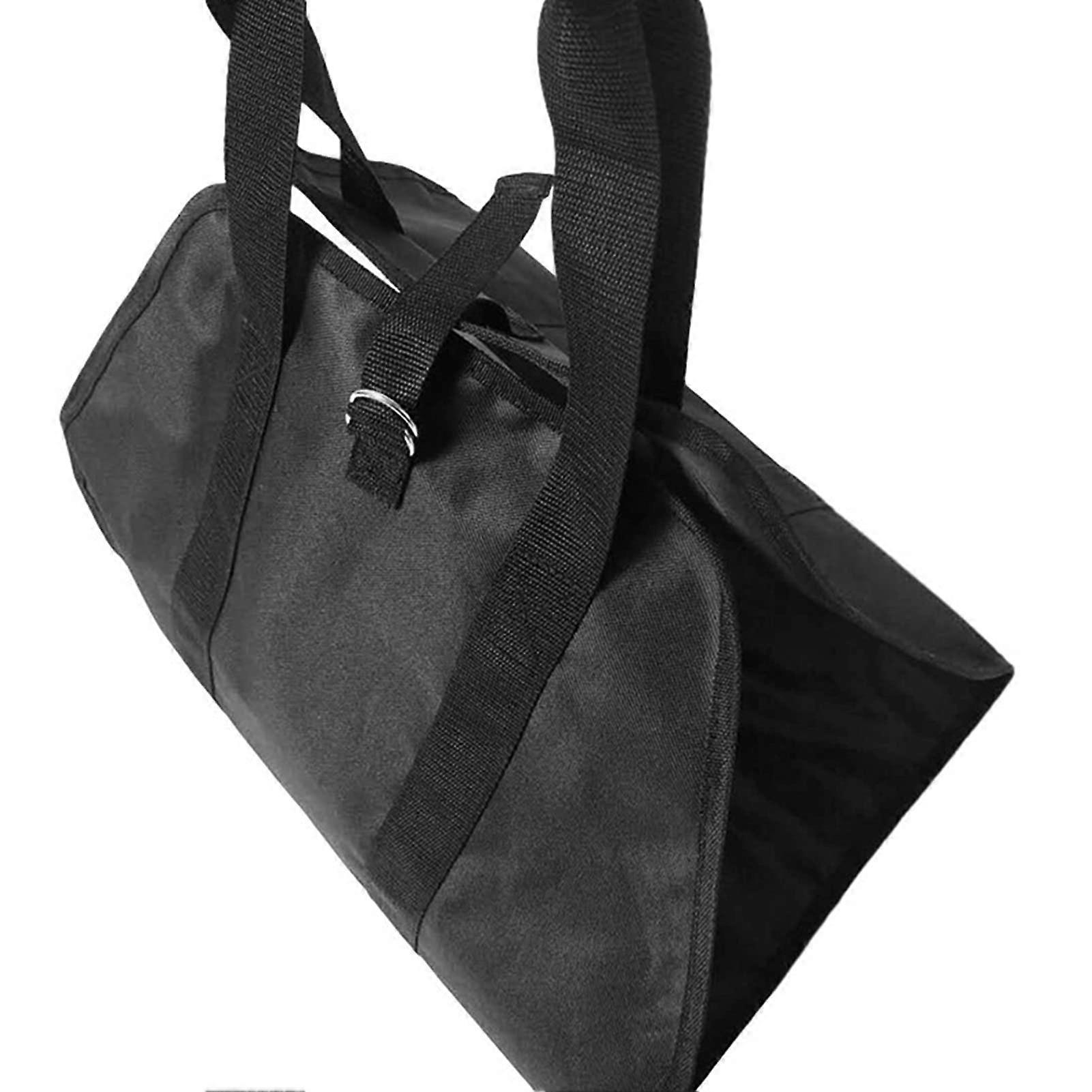 Firewood Carrier Tote Bag with Wide Opening and Ergonomic Handles for Fireplace or Camping
