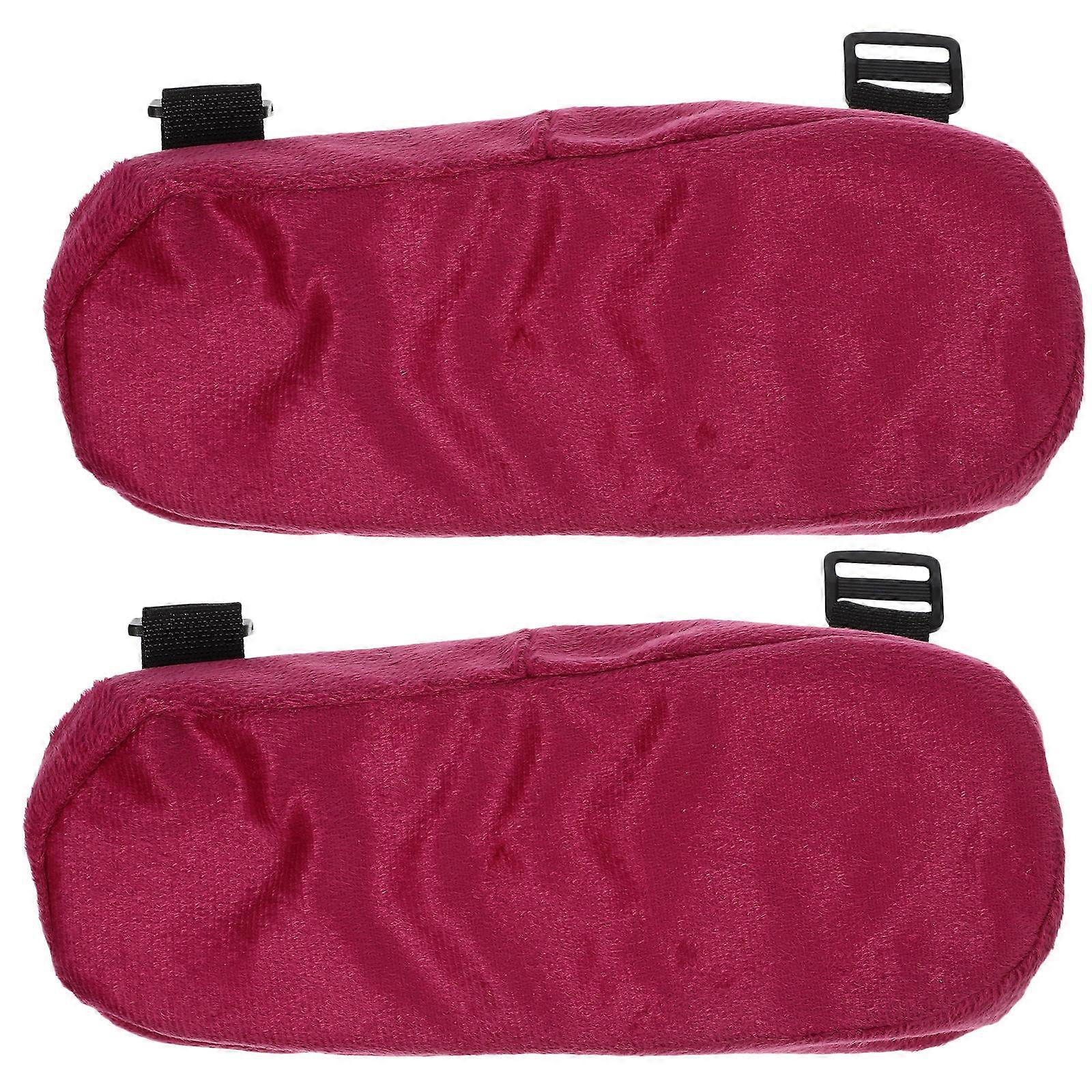 Cushion For Armrest Ergonomic Support Wheelchairs Curved Shape Long-term Use 1 Pair