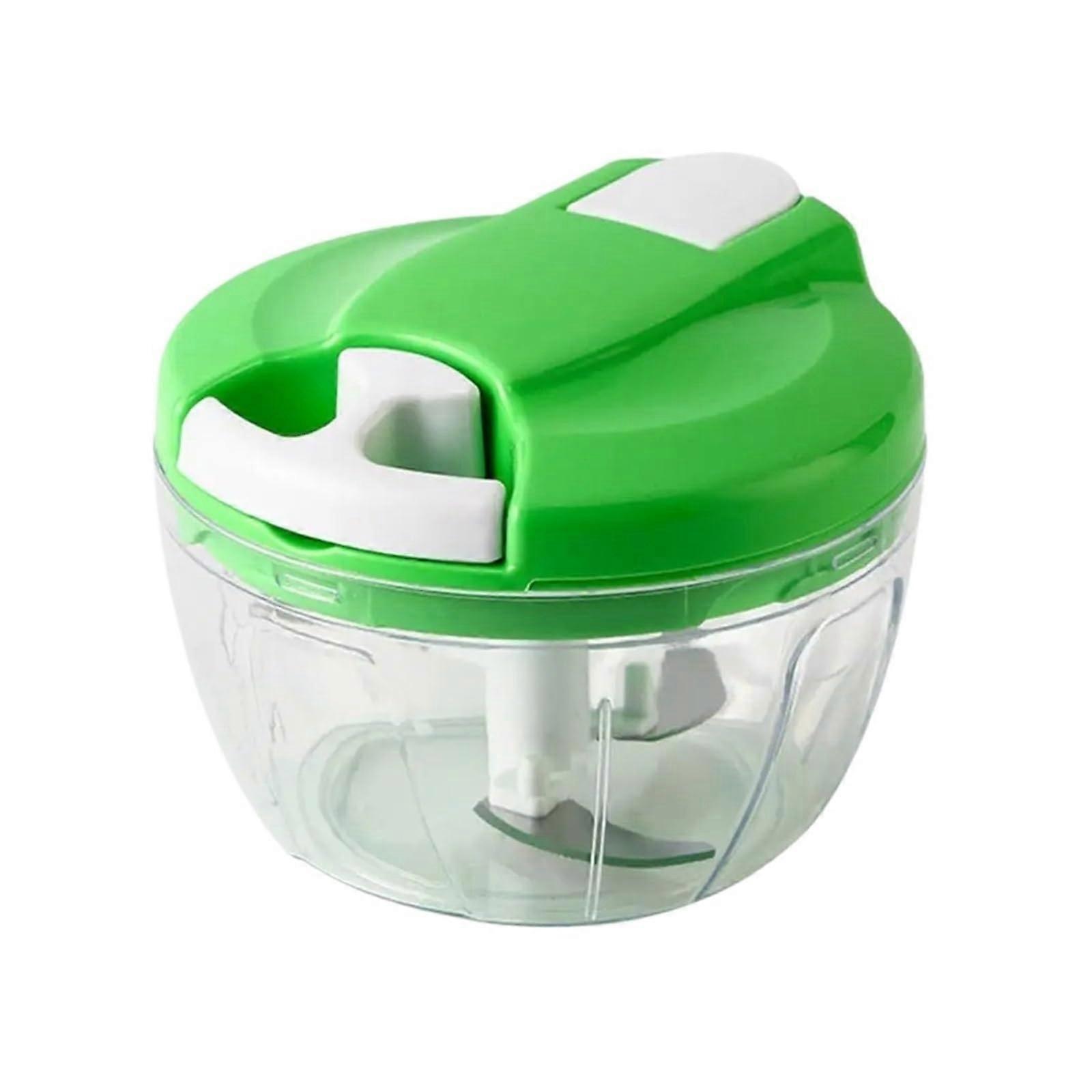 Manual Food Processor Vegetable Chopper Meat Grinder Garlic Press Green S Kitchen Tool