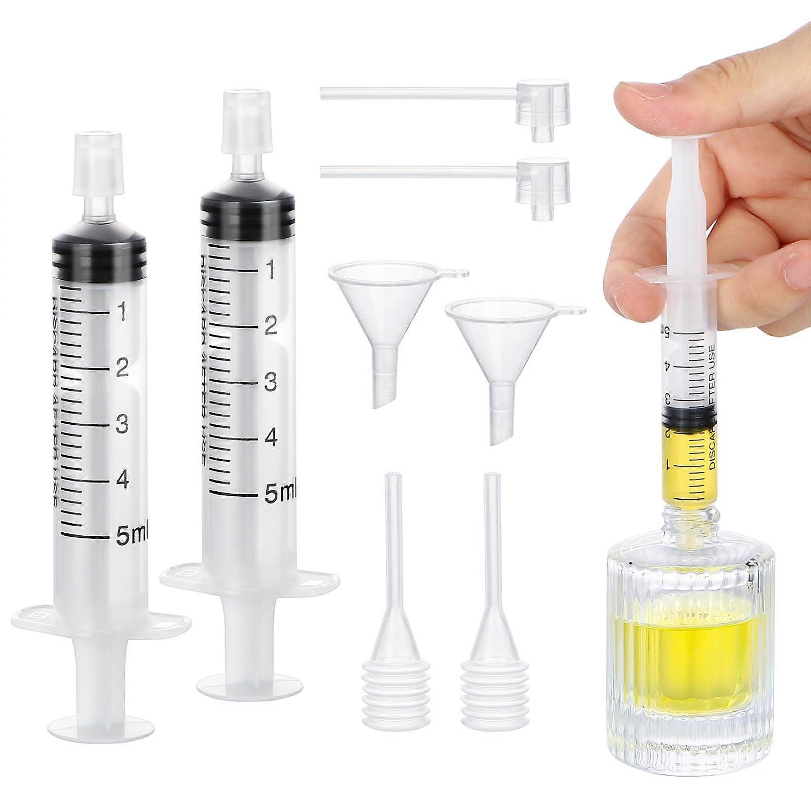 Perfume Refill Kit 8 Piece Set 5ml Tools for Mess Travel Atomizer and Bottle Transfer