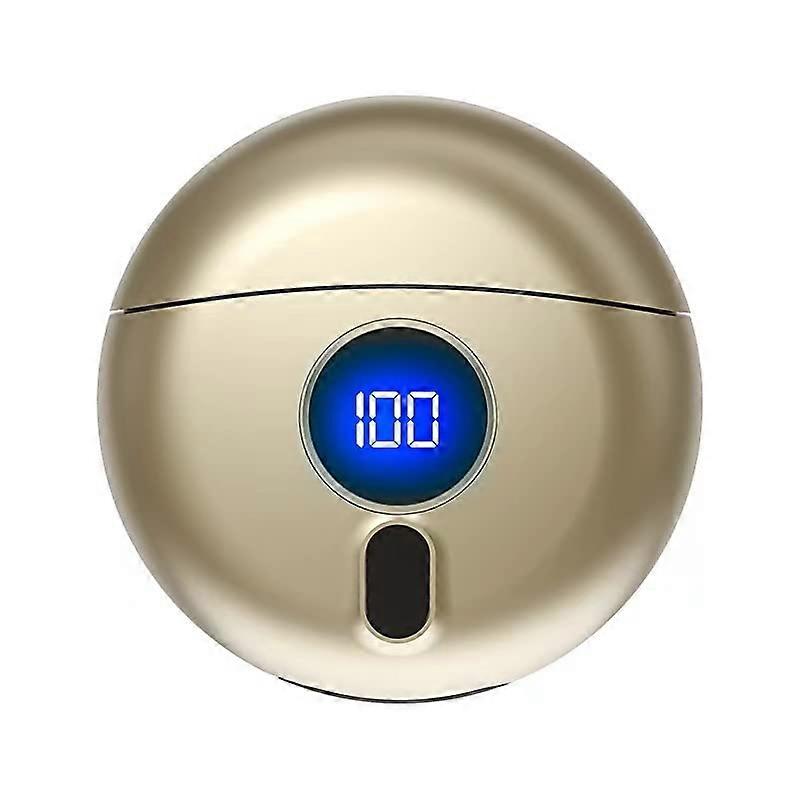 Electric Shaver for Men with 360° Floating Shave, IP67 Waterproof Beard Trimmer, LED Display, Gold