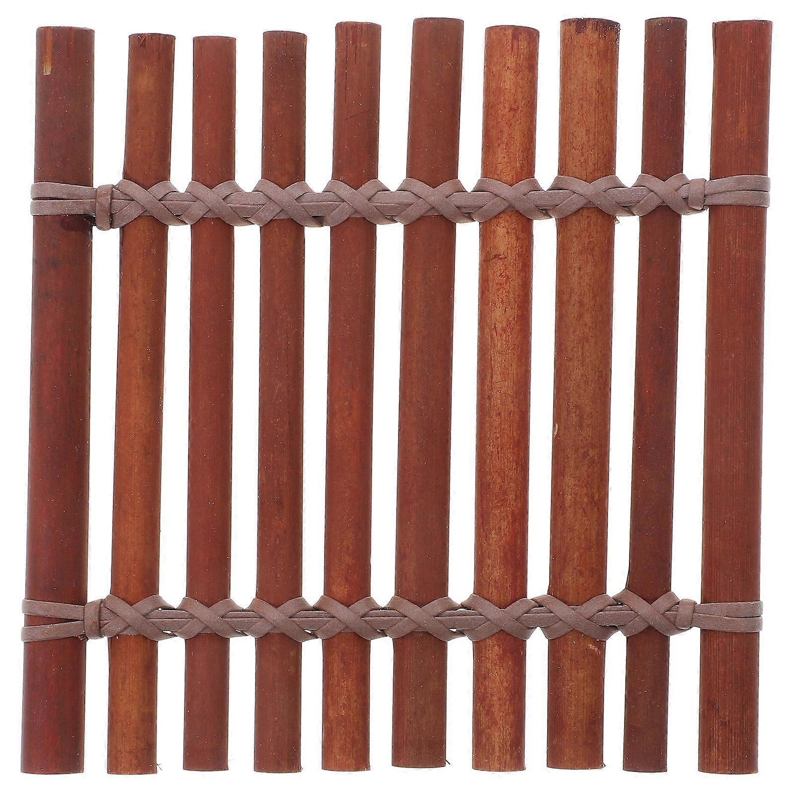 Brown Bamboo Pan Flute Instrument for Beginners Music Learning