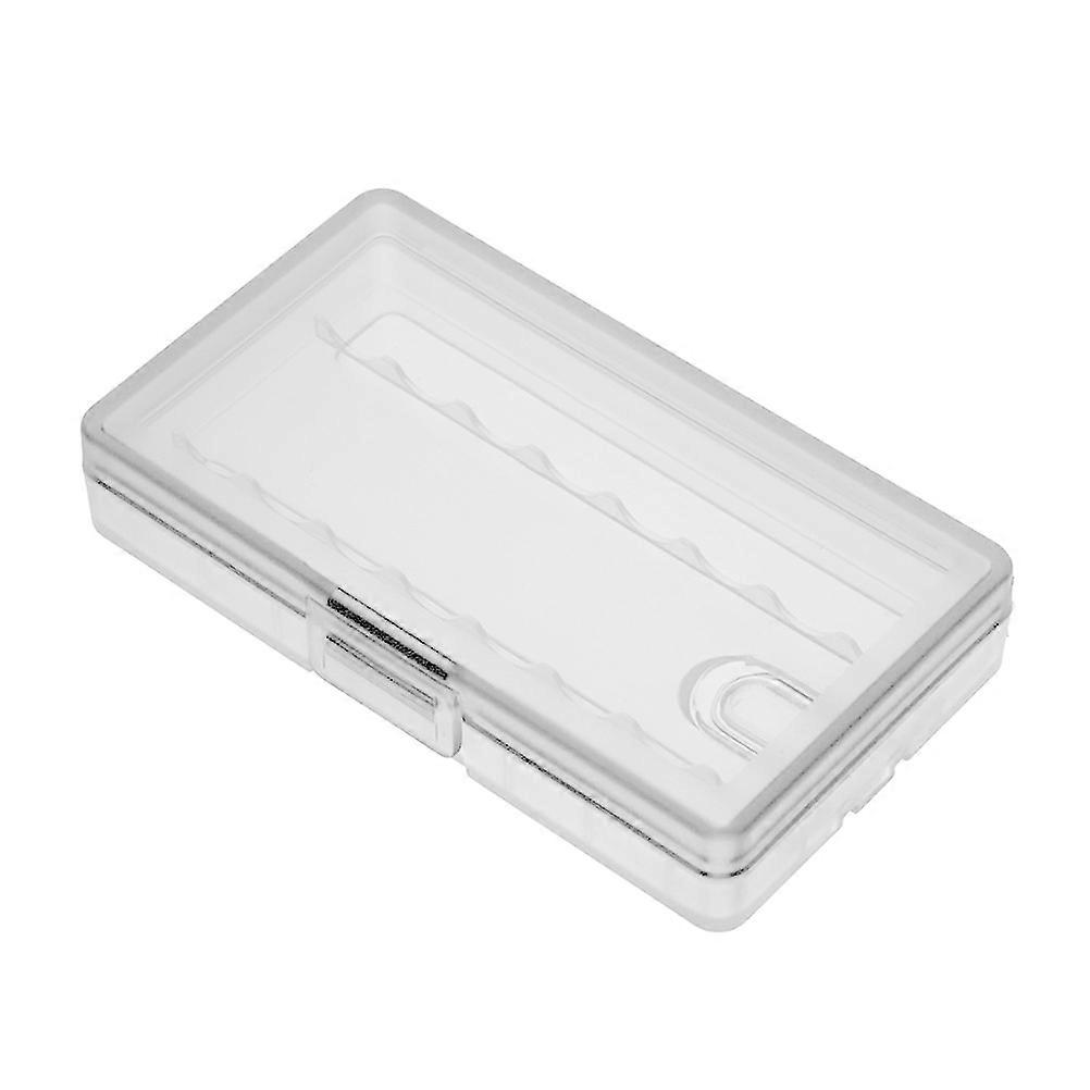 Protective Battery Holder Box Transparent for Storage 8 Capacity