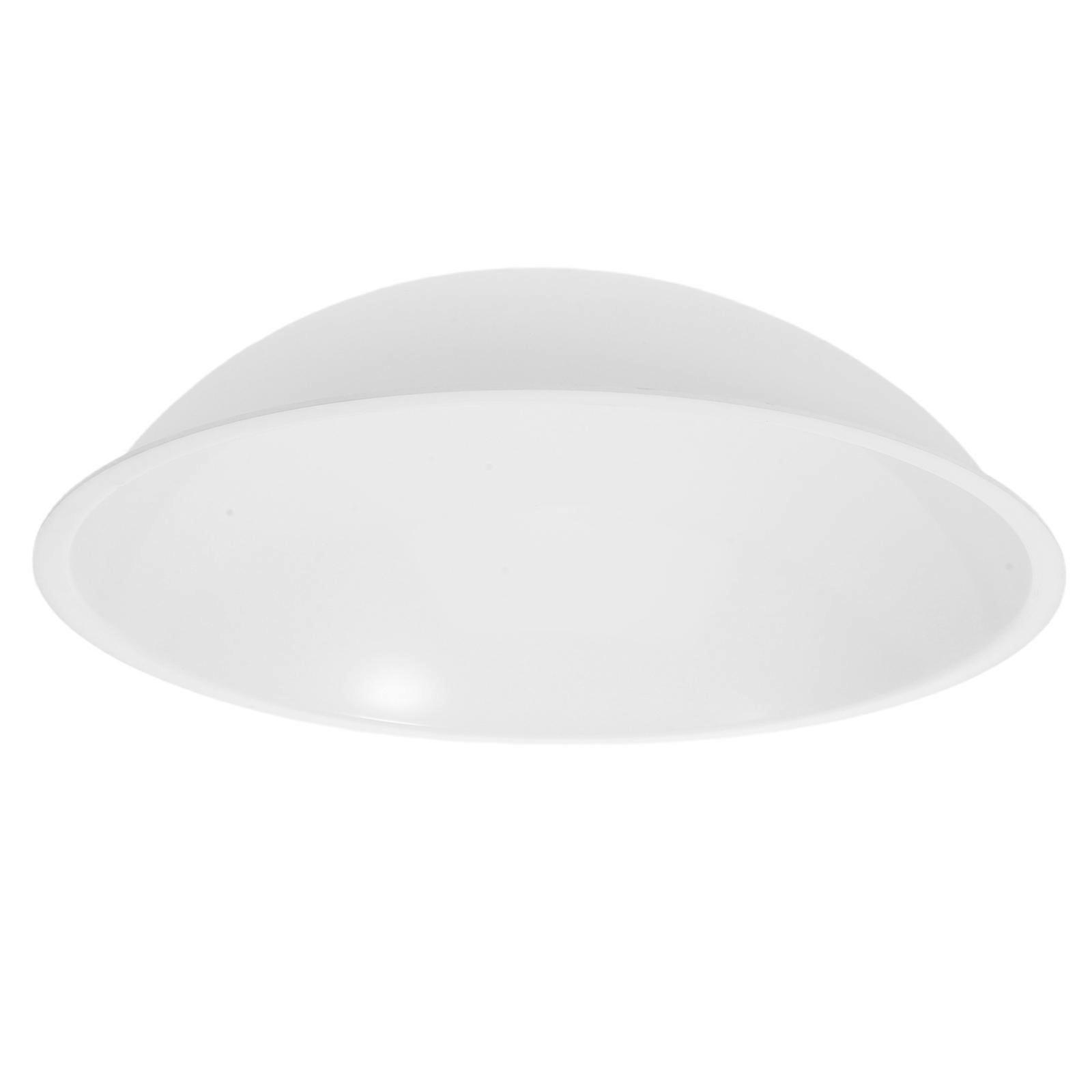 White Acrylic Semicircle Lampshade for Indoor Lamp Replacement