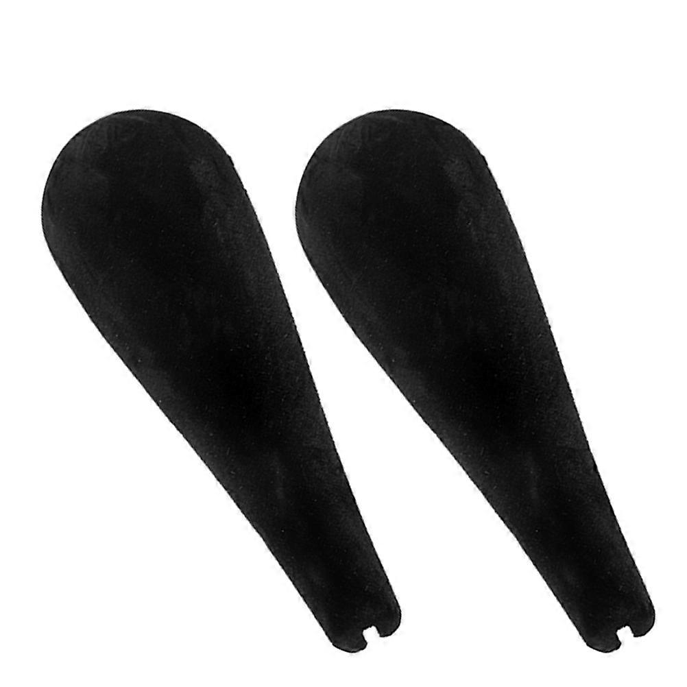 Black Garment Shoulder Pads for Clothes Support on Hanger 1Pair