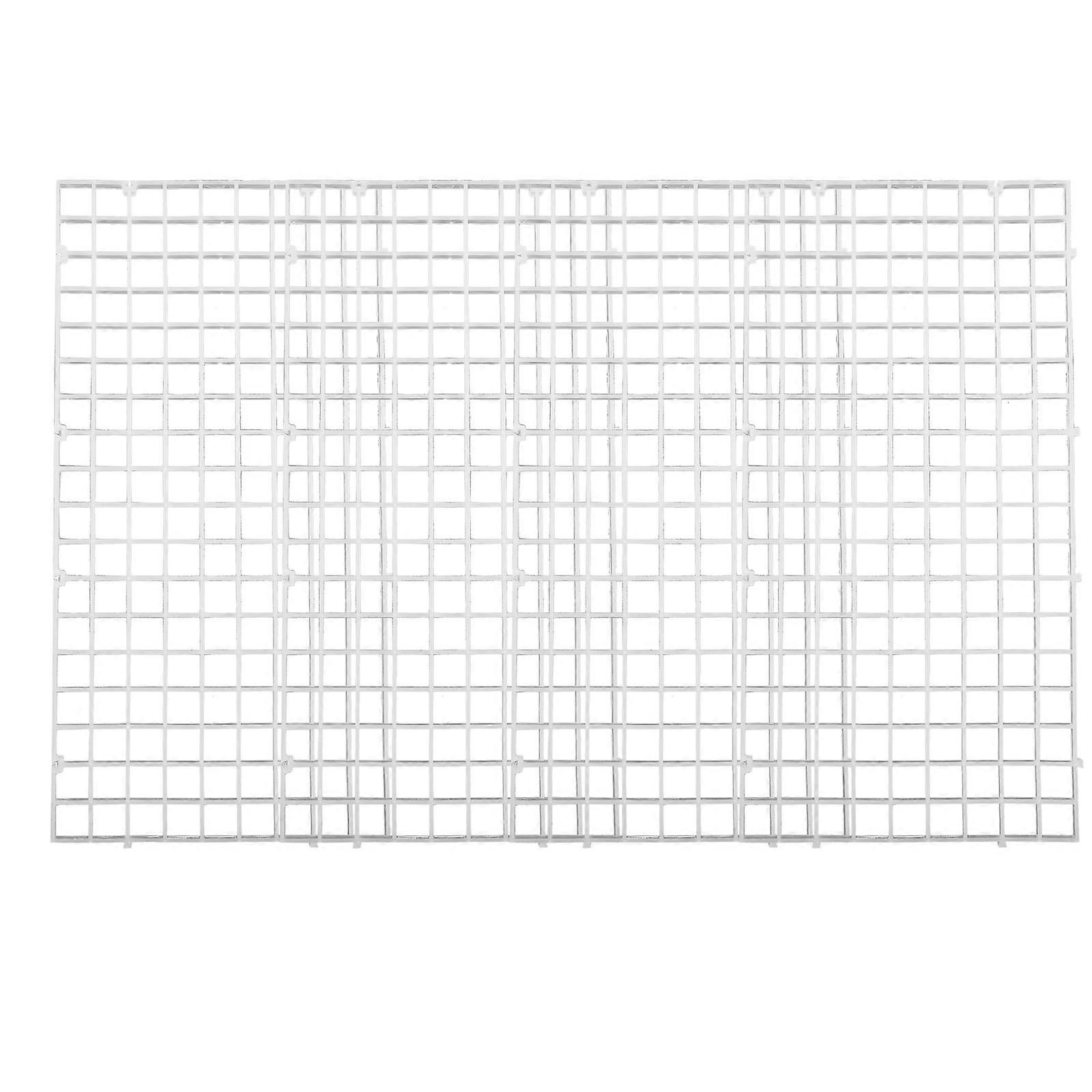 Fish Tank Bottom Grid Divider Plastic Tray for Aquarium 20Pcs