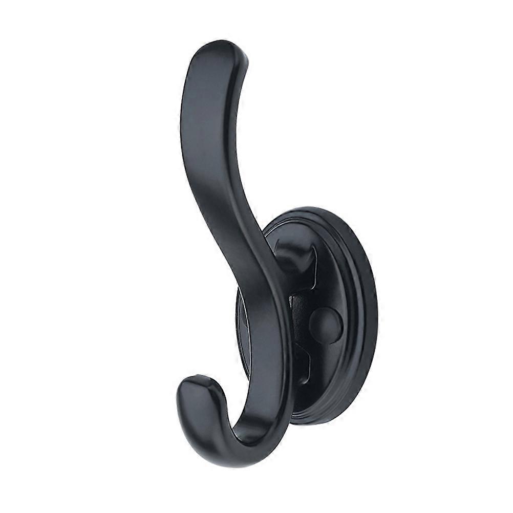 Wall Hooks Black Decorative Coat Hooks for Holding Use 2Pcs