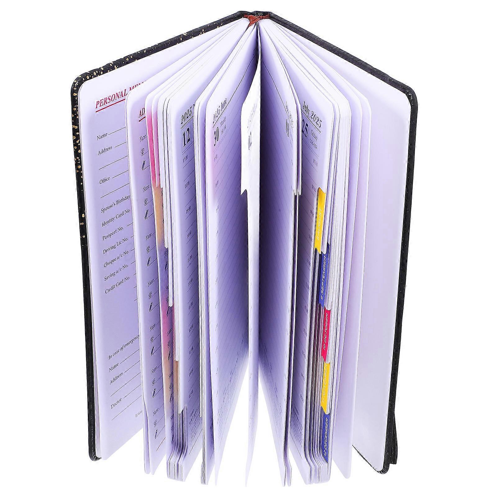 English Agenda Notebook for Writing Use Daily Planner Schedule Notepad