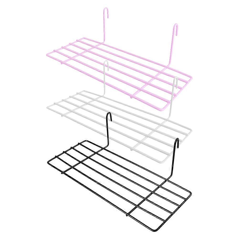 Parakeet Cage Accessories Bird Stand Iron Platform for Use 3Pcs