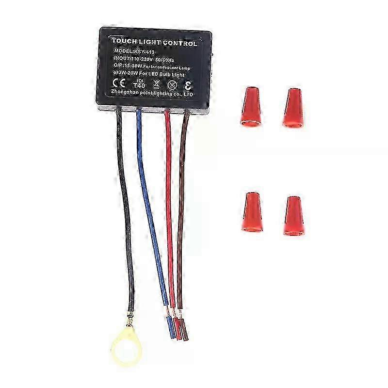 Ac110-230v Touch Light Switch Table Lamp Dimmer Control Module Sensor Touch Switch Compatible With Incandescent Lamps Led Sconce