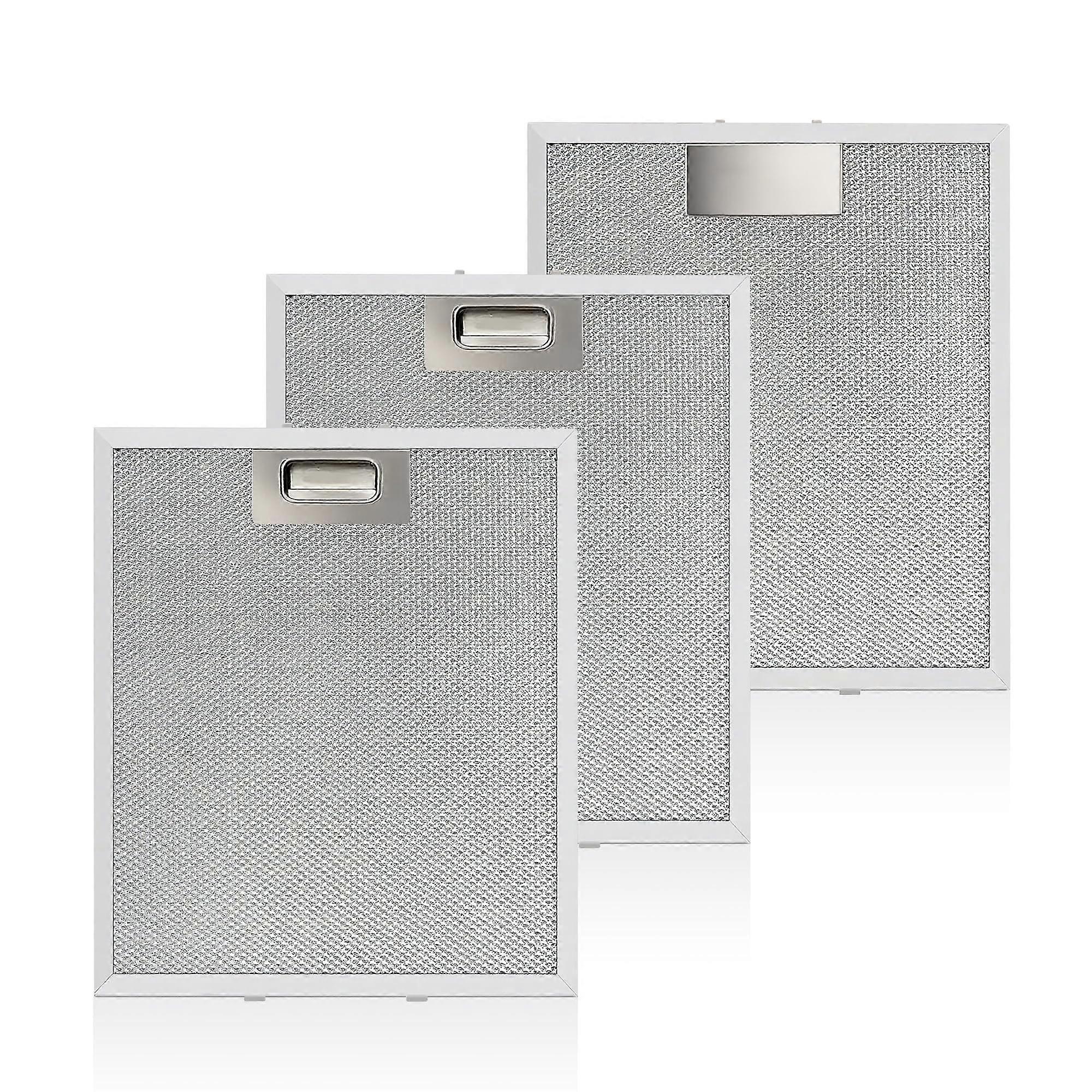 3Pack Range Hood Filter 125/9' x 101/5', 5Layer Aluminum Grease Mesh, Universal Replacement