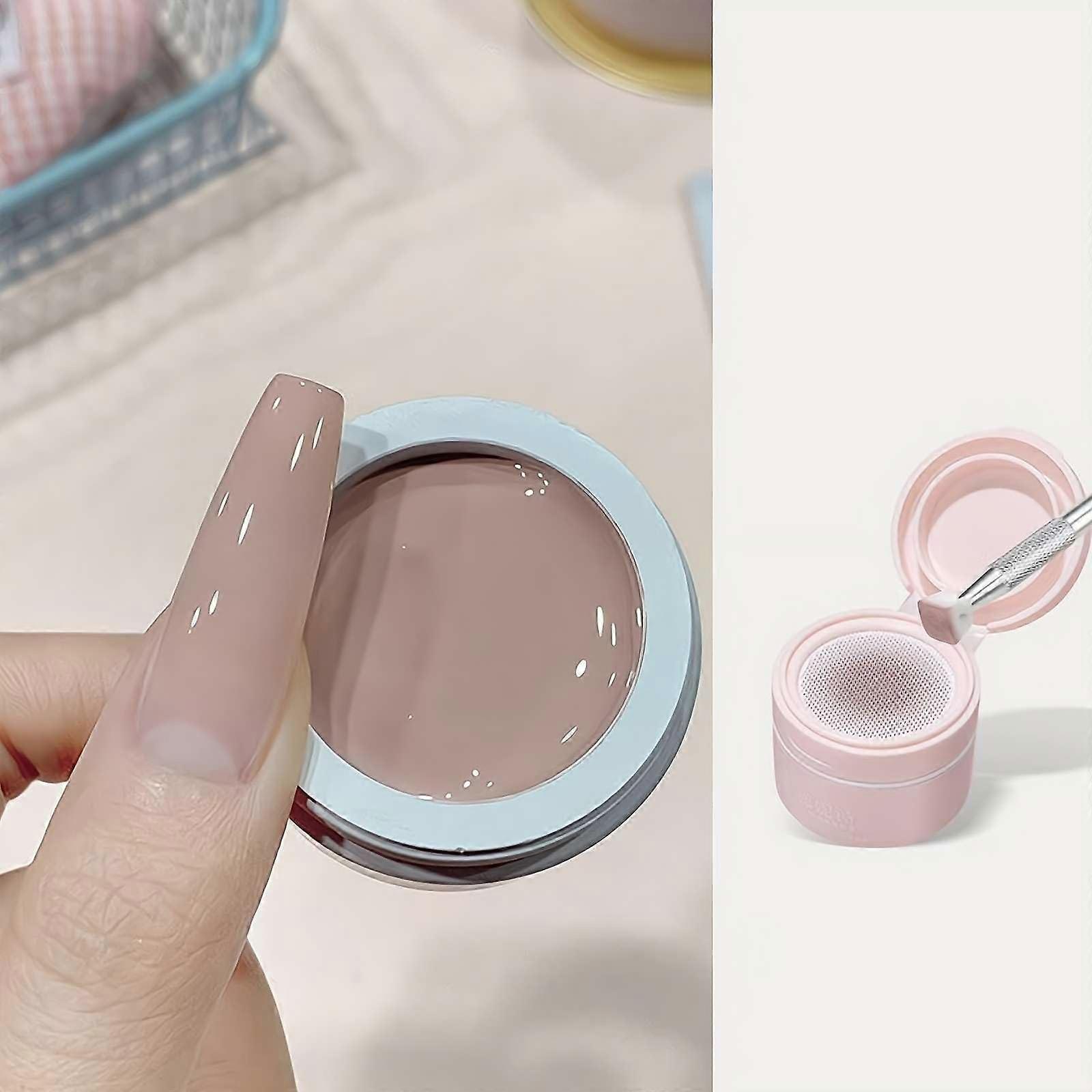 Solid Air Cushion Nail Gel Kit with 12 Colors and Tools for Beginner Friendly UV LED Curing