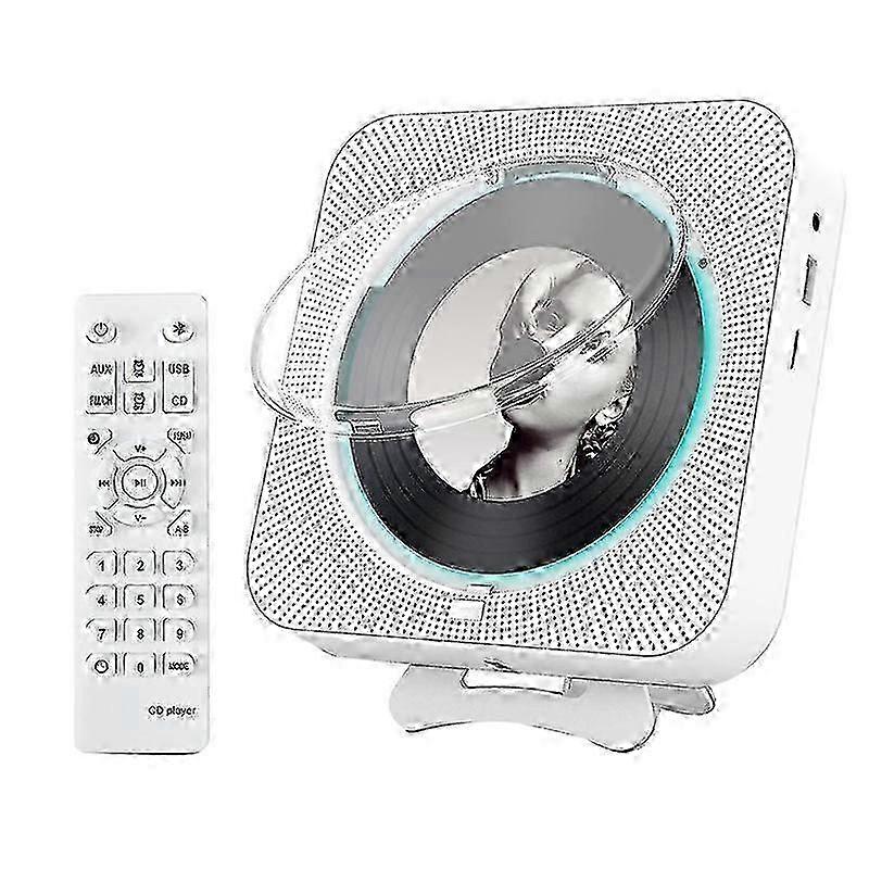 Wall Mountable CD Player, a Home Audio Music Player - includes EU Plug