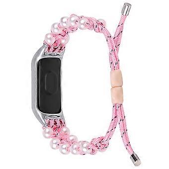Pearl Decor Verstellbares geflochtenes Seil Ersatz Uhrenarmband Smart Watch Armband für Xiaomi Mi Band